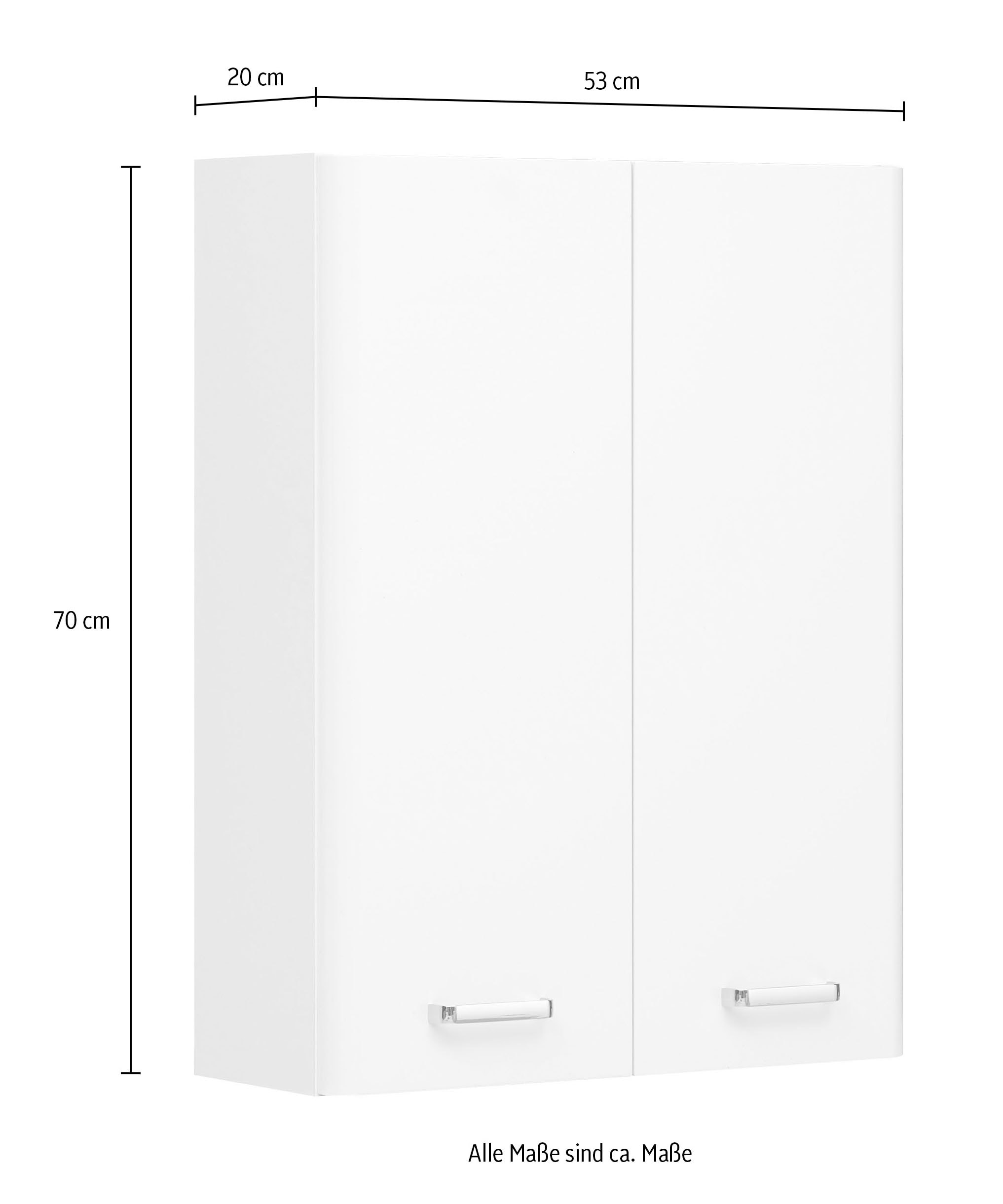 Saphir Armoire suspendue »mit 2 Einlegeböden und Türdämpfer«