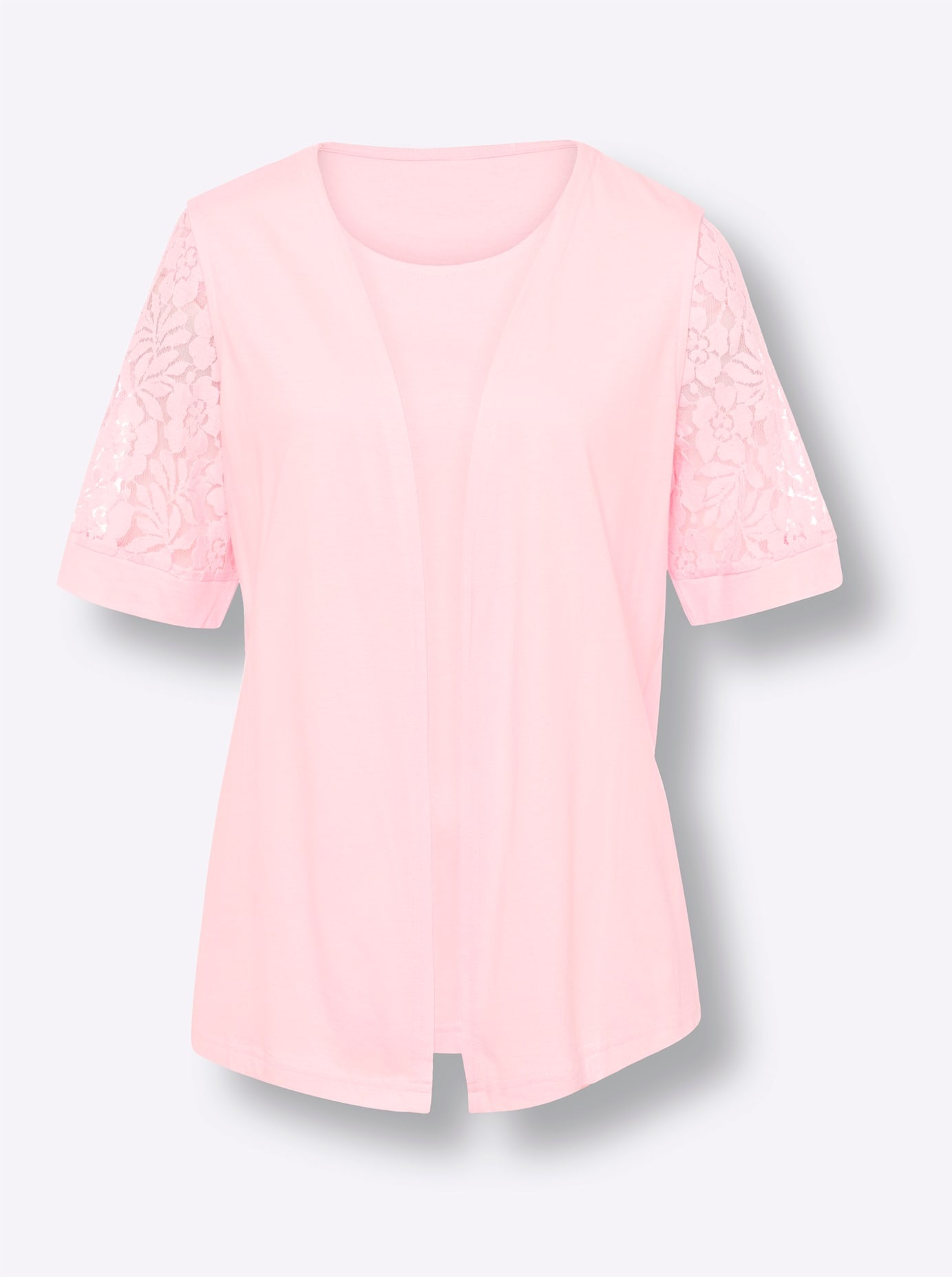Classic Basics T-Shirt »Set: Shirt+Weste«, (2 tlg.)