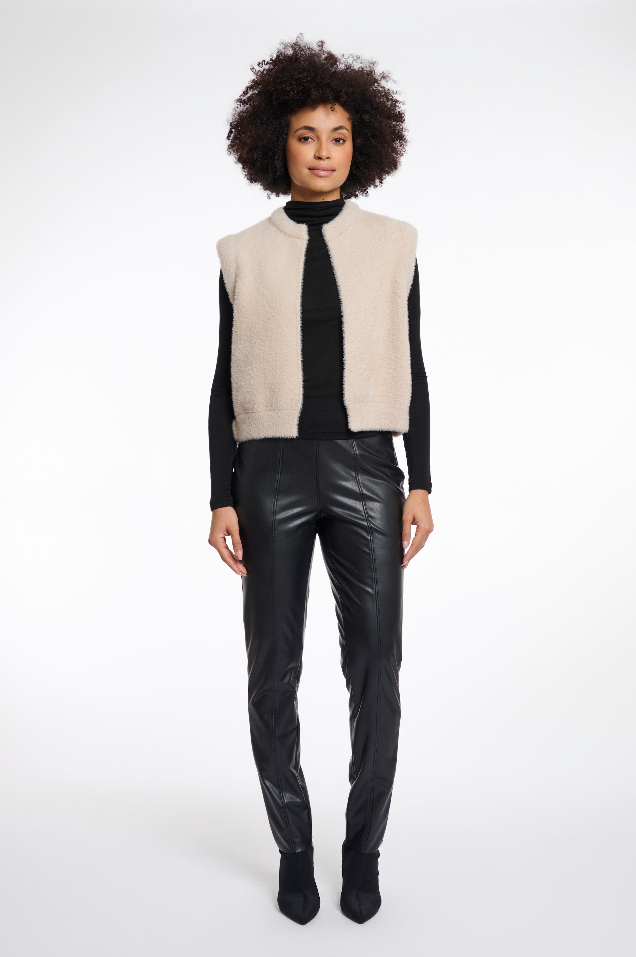 Rino & Pelle Gilet court »ELONA« mit Bündchen