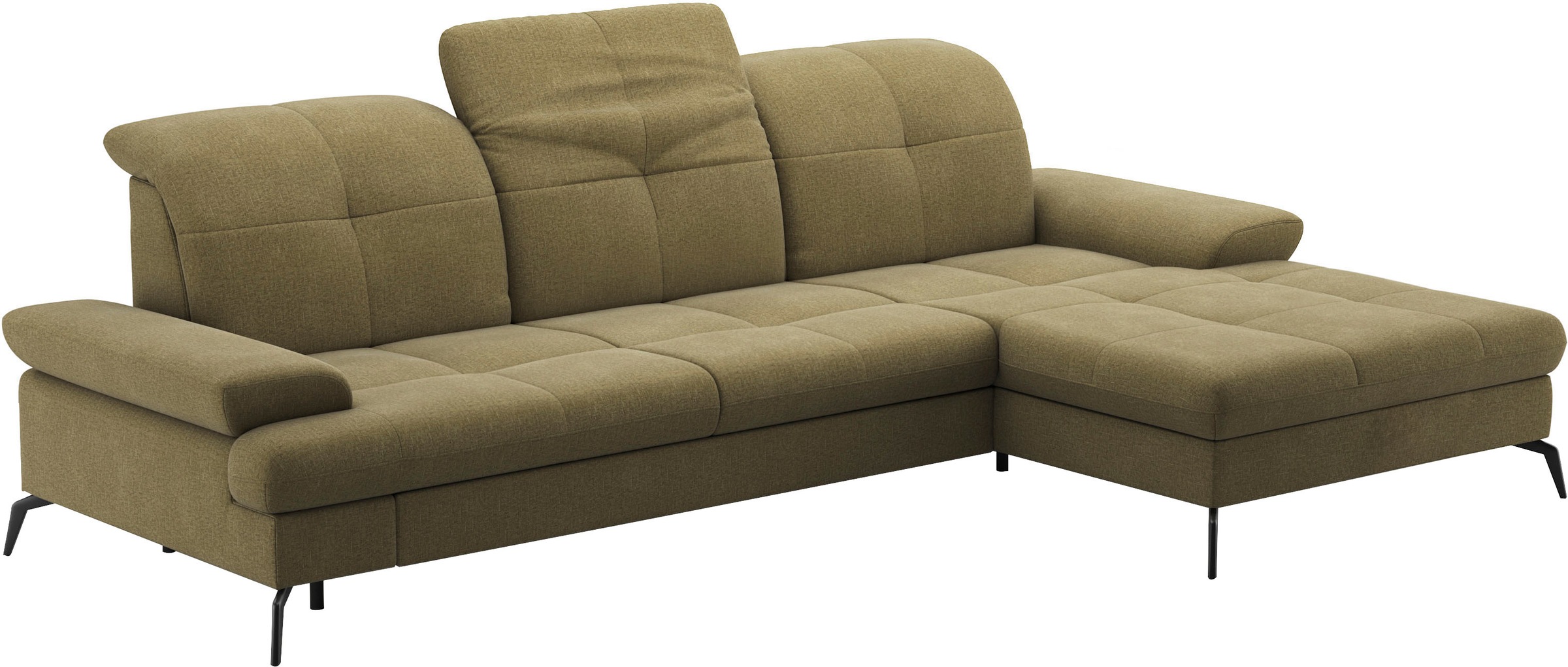sit&more Ecksofa »Amica, L-Form, inkl. Sitztiefenverstellung & Armteilverstellung«, wahlweise mit Bettfunktion, Bettkasten und Kopfteilverstellung