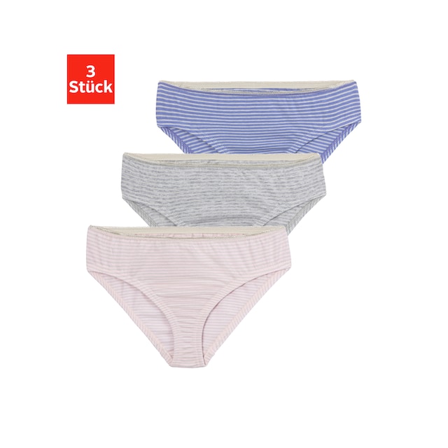 ♕ Vivance Bikinislip, (Packung, 3 St.), im Steifen-Design versandkostenfrei  auf