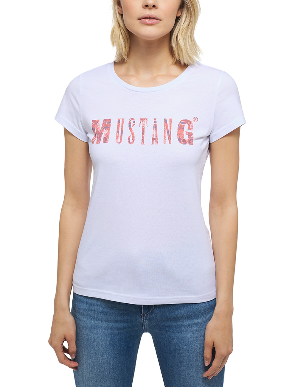 ♕ MUSTANG T-Shirt »Alexia C kaufen Logo« versandkostenfrei