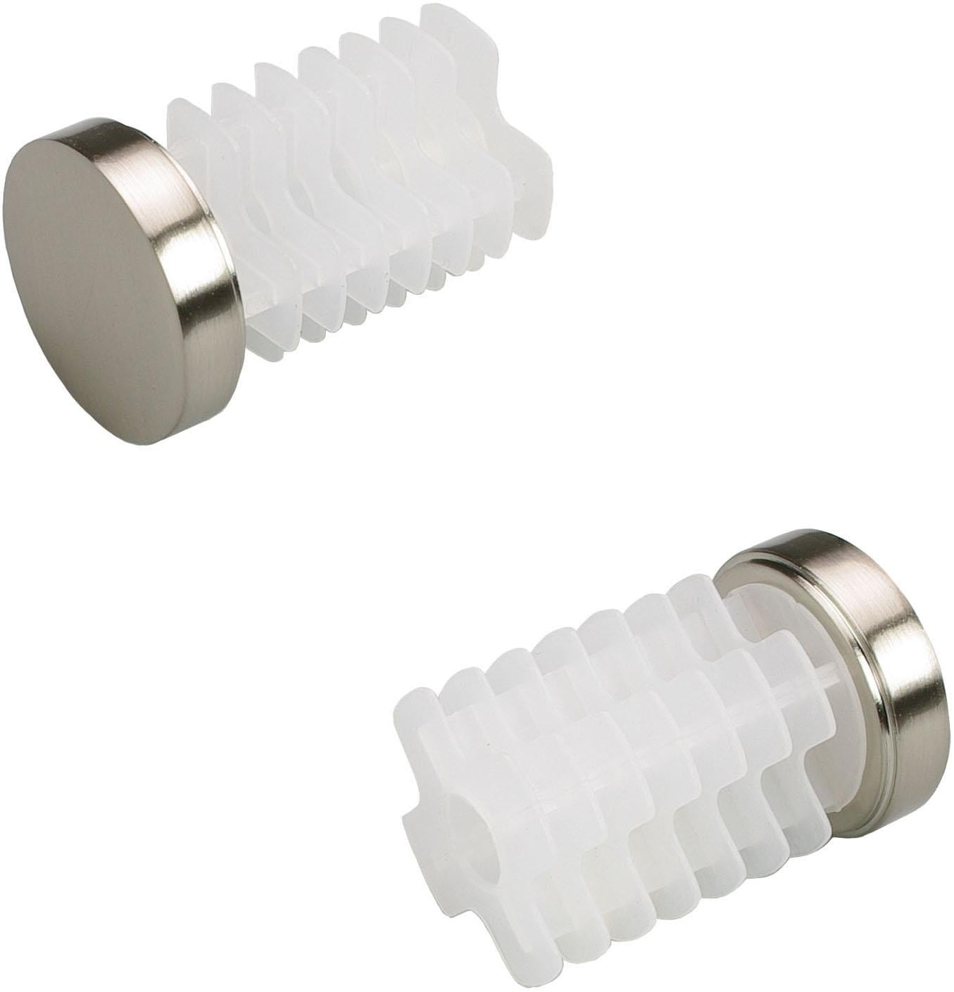 Liedeco Gardinenstangen-Endstück, (Set, 2 mm günstig Gardinenstange 28 St.), Ø für kaufen