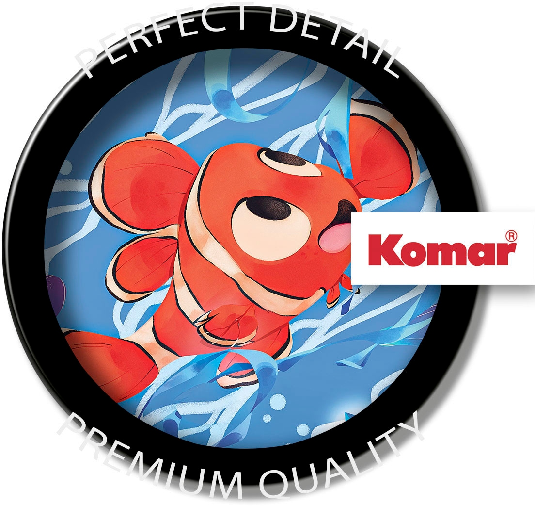 Komar Leinwandbild »Carefree Nemo - Grösse 40 x 60 cm«, Disney, (1 St., 40 x 60 cm (Breite x Höhe), Keilrahmenbild mit Echtholzrahmen, Kinderzimmer