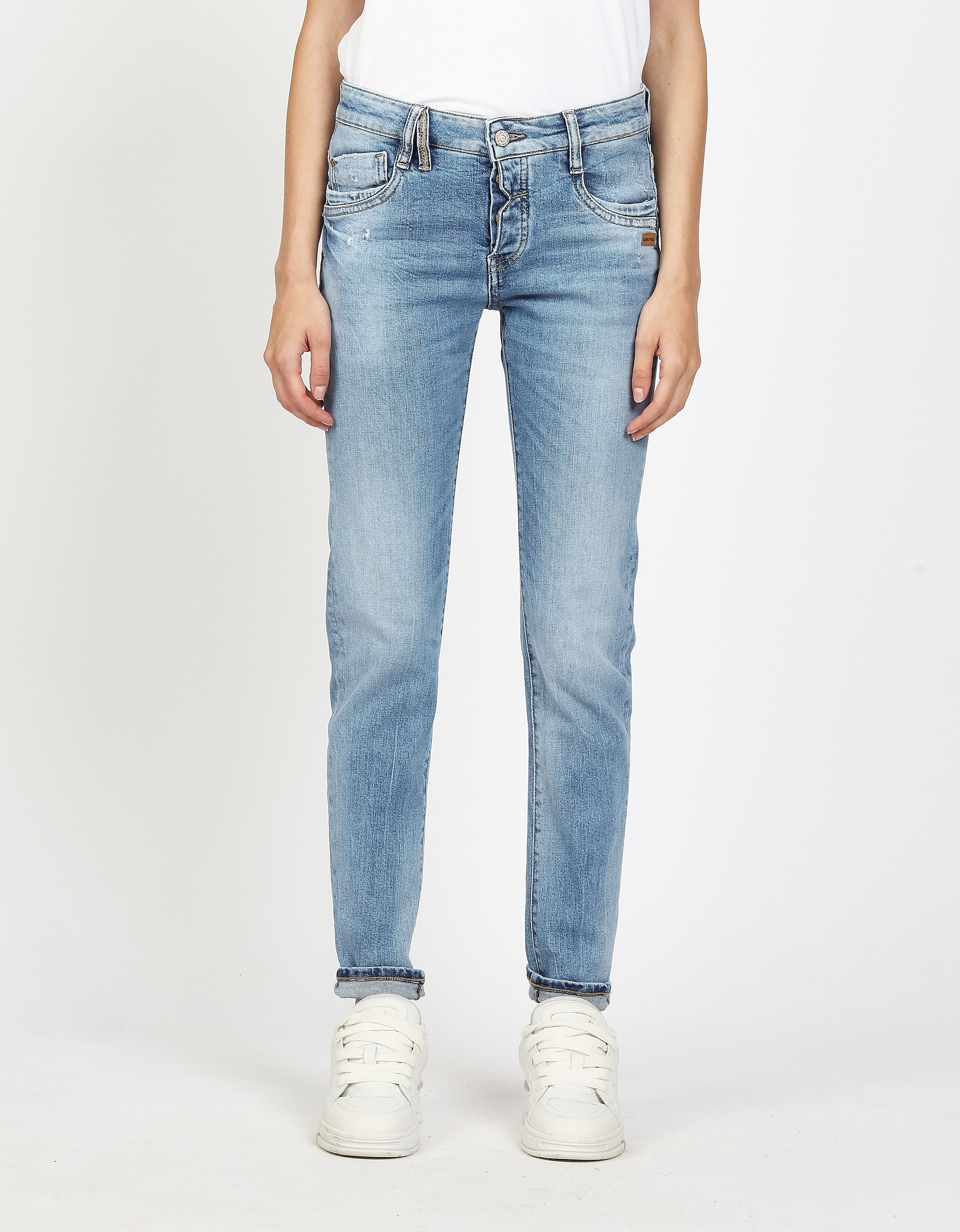 Image of GANG Relax-fit-Jeans "94GERDA" elastische Denimqualität für hohen Tragekomfort