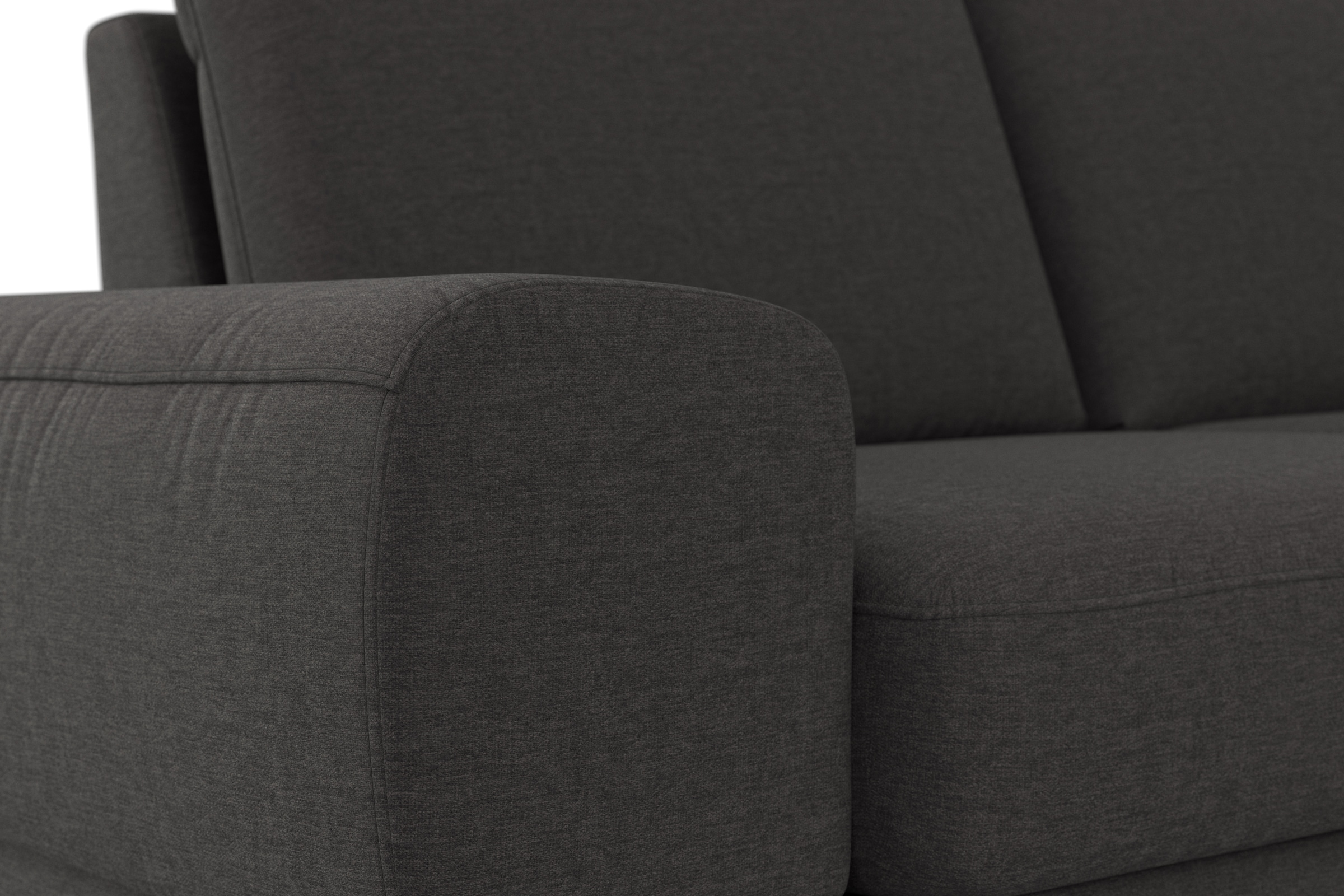 sit&more Canapé d'angle »Cinturo L-Form« inklusive Sitztiefenverstellung und Federkern, Sitzhöhe 48 cm