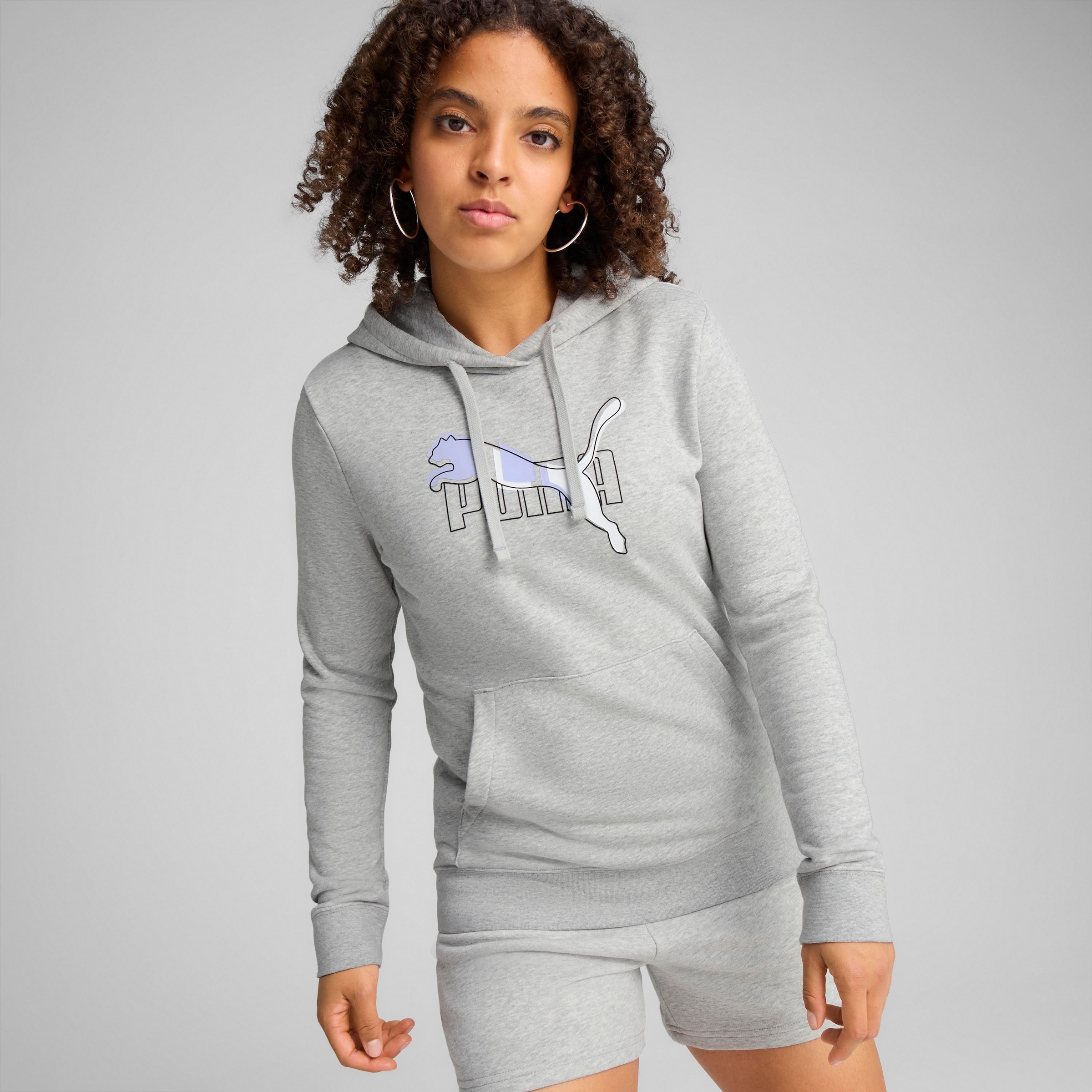 Image of PUMA Kapuzensweatshirt "ESS LOGO LAB HOODIE TR", mit Kängurutasche, mit verstellbarer Kapuze, mit Print-Applikation