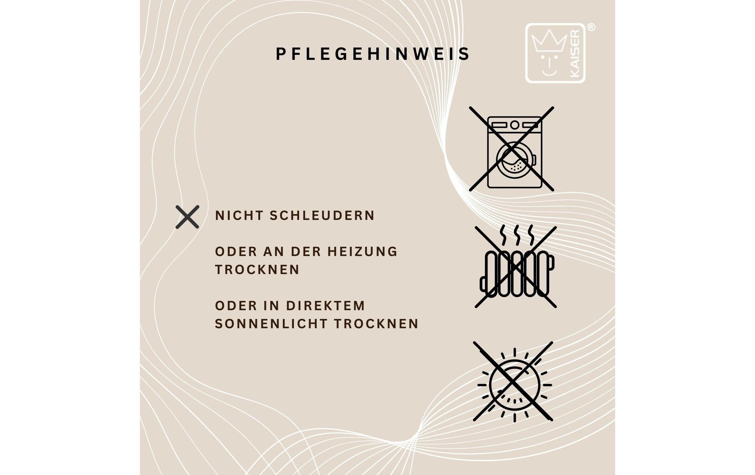 Kaiser Chauffe-mains pour poussette »Reflect Kiwa« Lammfell-Kinderwagenhandschuh