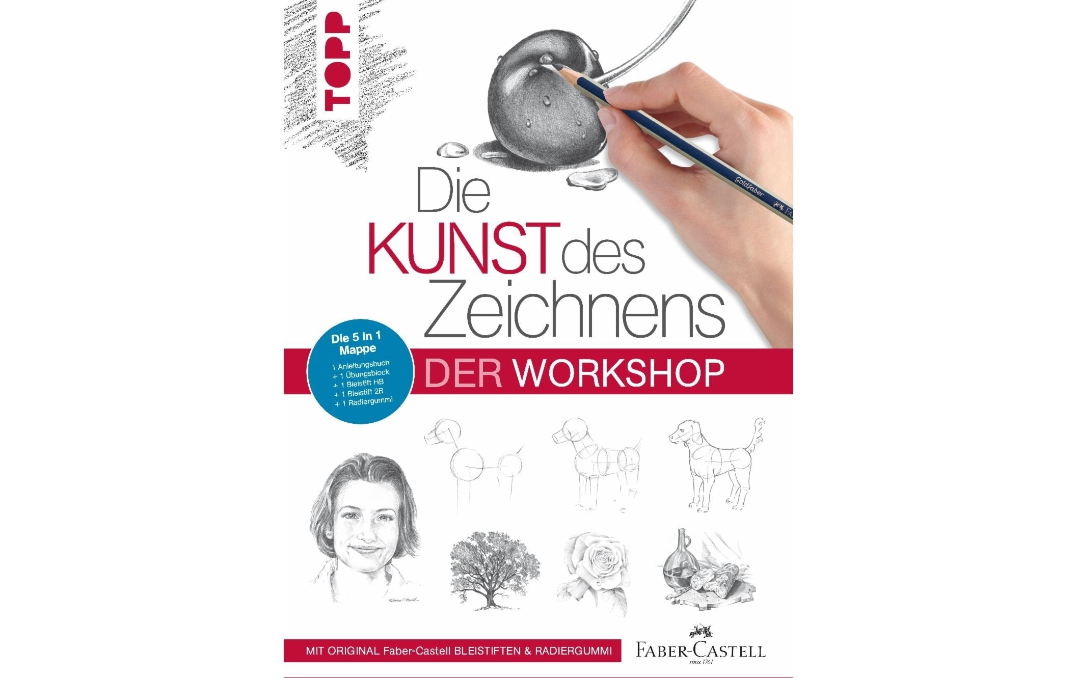 Frech Verlag Kreativset »die Kunst des Zeichnens Workshop«