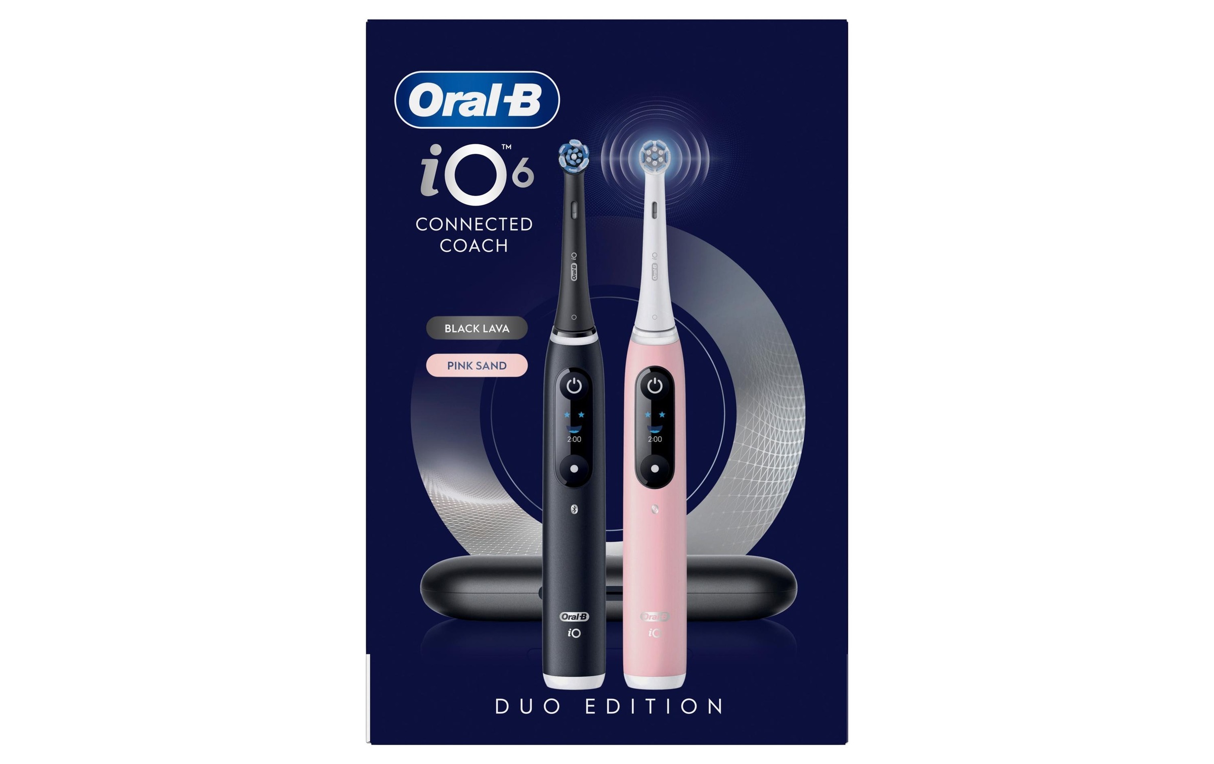 Oral-B Brosse à dents électrique »Rotationszahnbürste iO 6 Series 2 Black/Pink Sand«