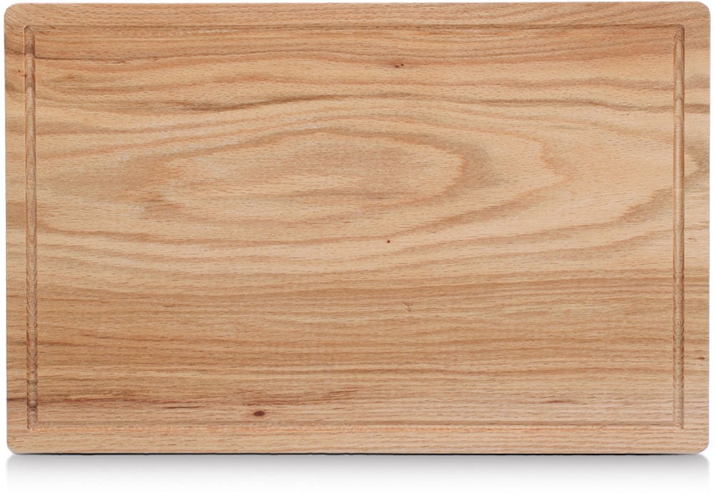 Zeller Present Schneidebrett »Servierbrett, Eiche« integrierte Saftrille, natürliches Material