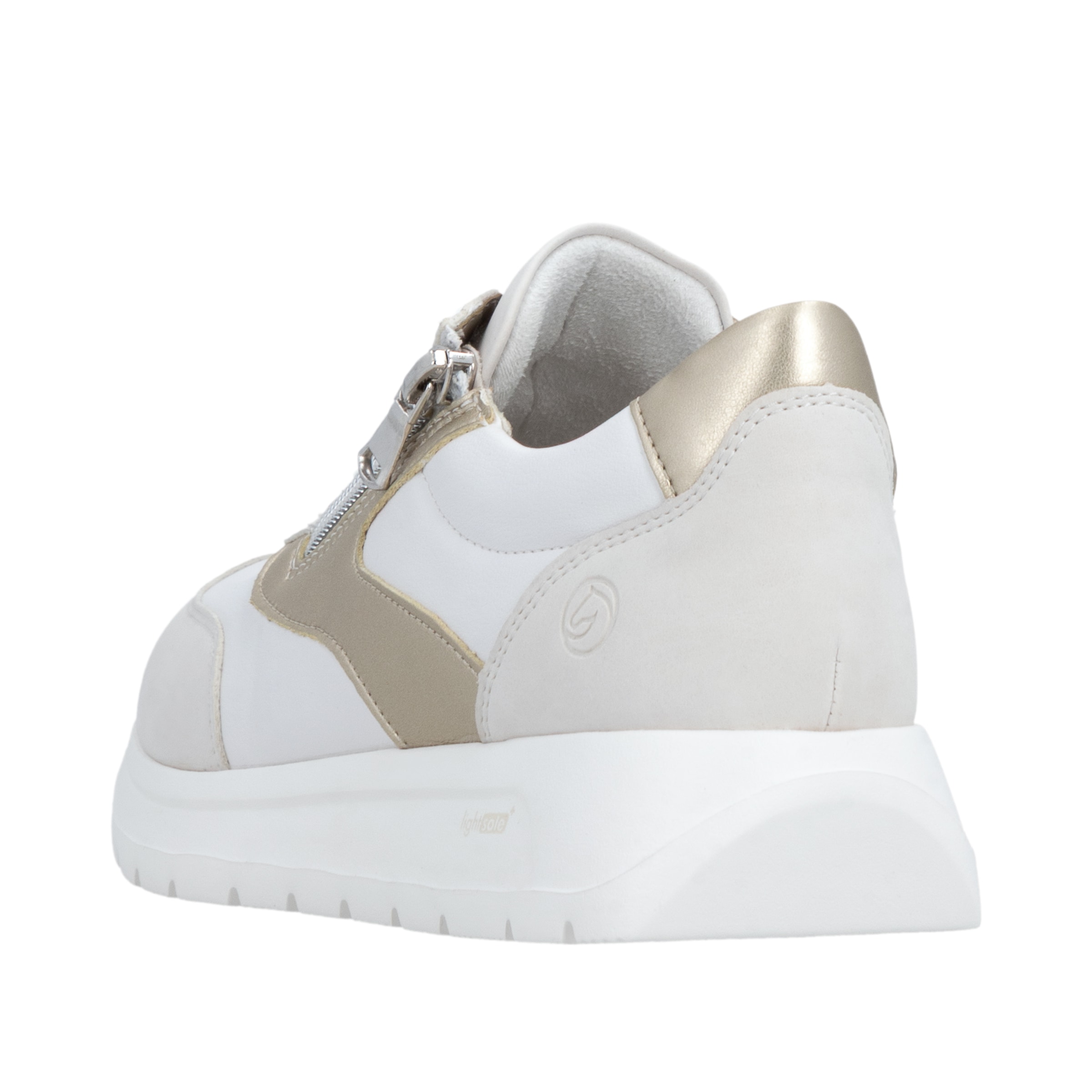 Remonte Keilsneaker  Schnürschuh, Halbschuh, Casual-Sneaker mit seitlichem Reissverschluss