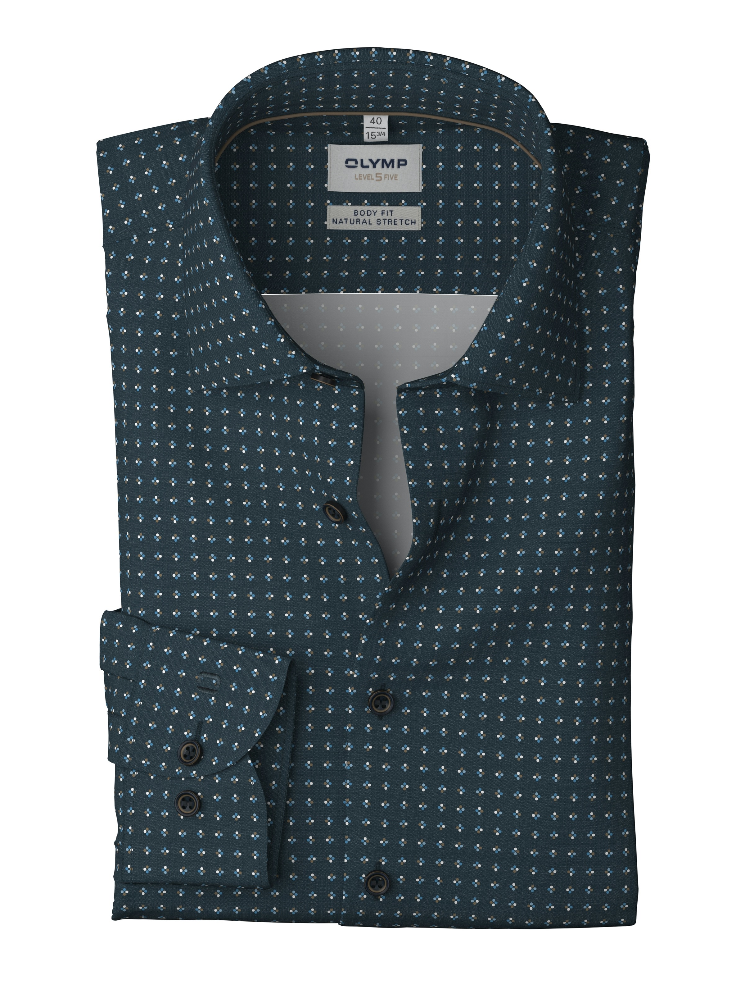 OLYMP Chemise à manches longues »Level Five« Businesshemd, body fit, New York Kentkragen,