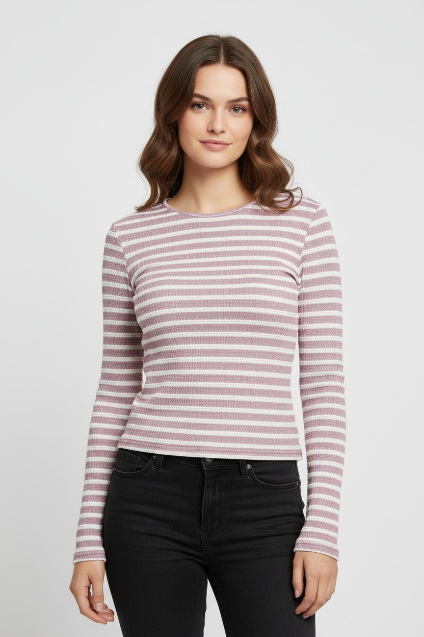 Image of ONLY Langarmshirt "ONLBIRGITTE L/S O-NECK TOP JRS"