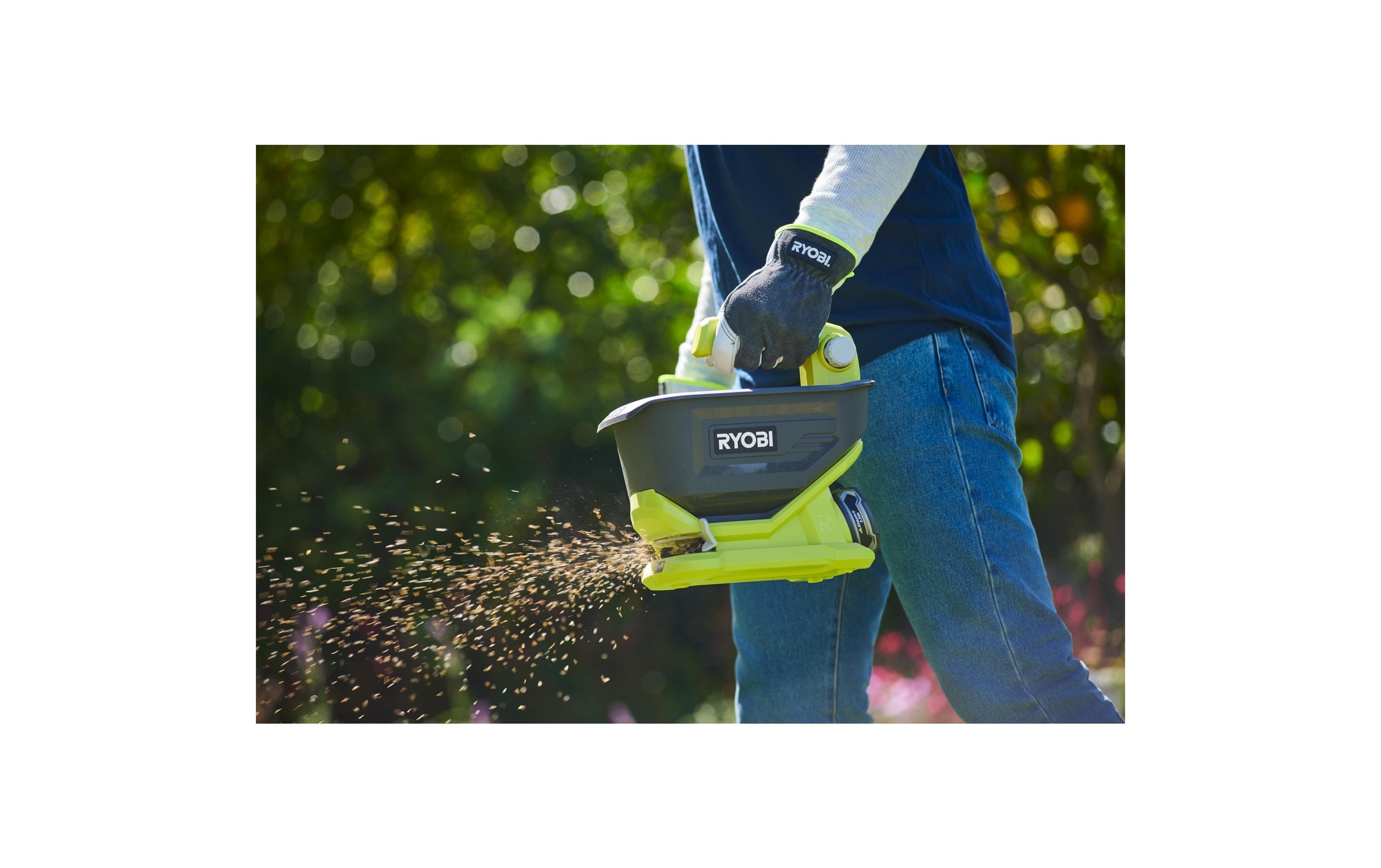 RYOBI Handstreuer »RYOBI 18 V, 2.5-3.5 m, ohne Akku und Ladegerät«
