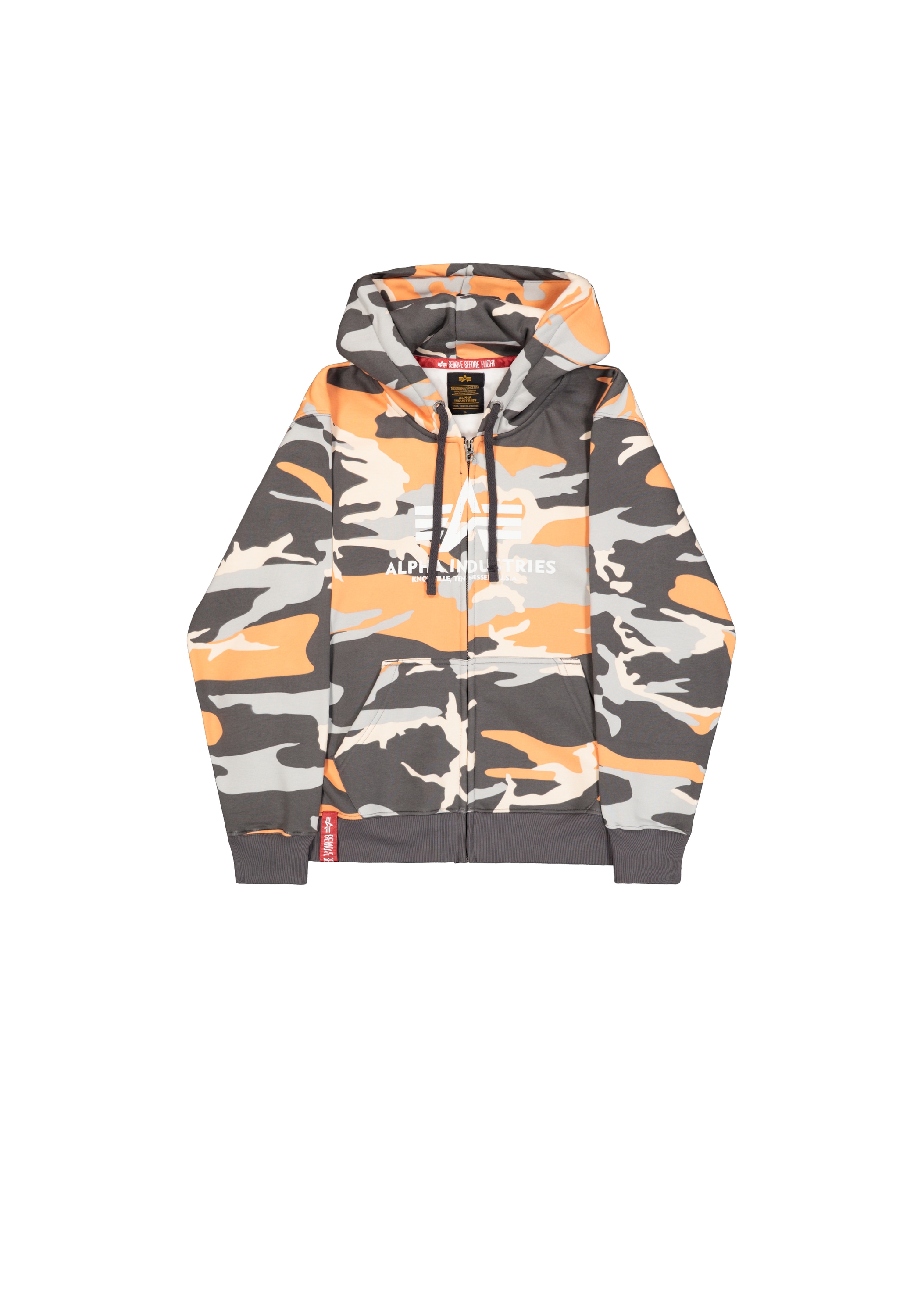 Alpha Industries Hoodie »Basic Zip Hoodie BL Camo PP«
