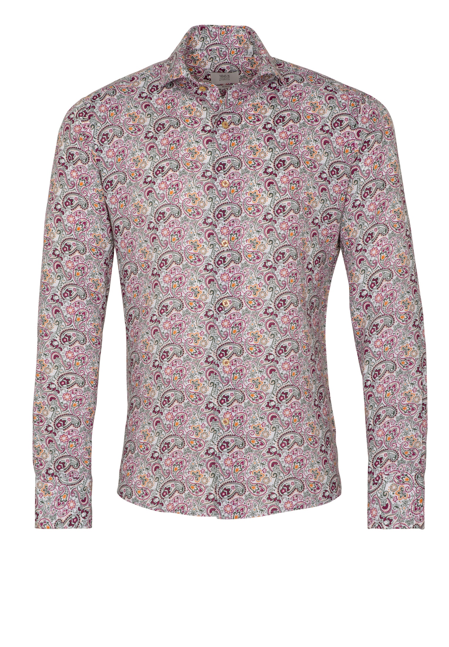 Eterna Langarmhemd »SLIM FIT« EASY IRON (bügelleicht)