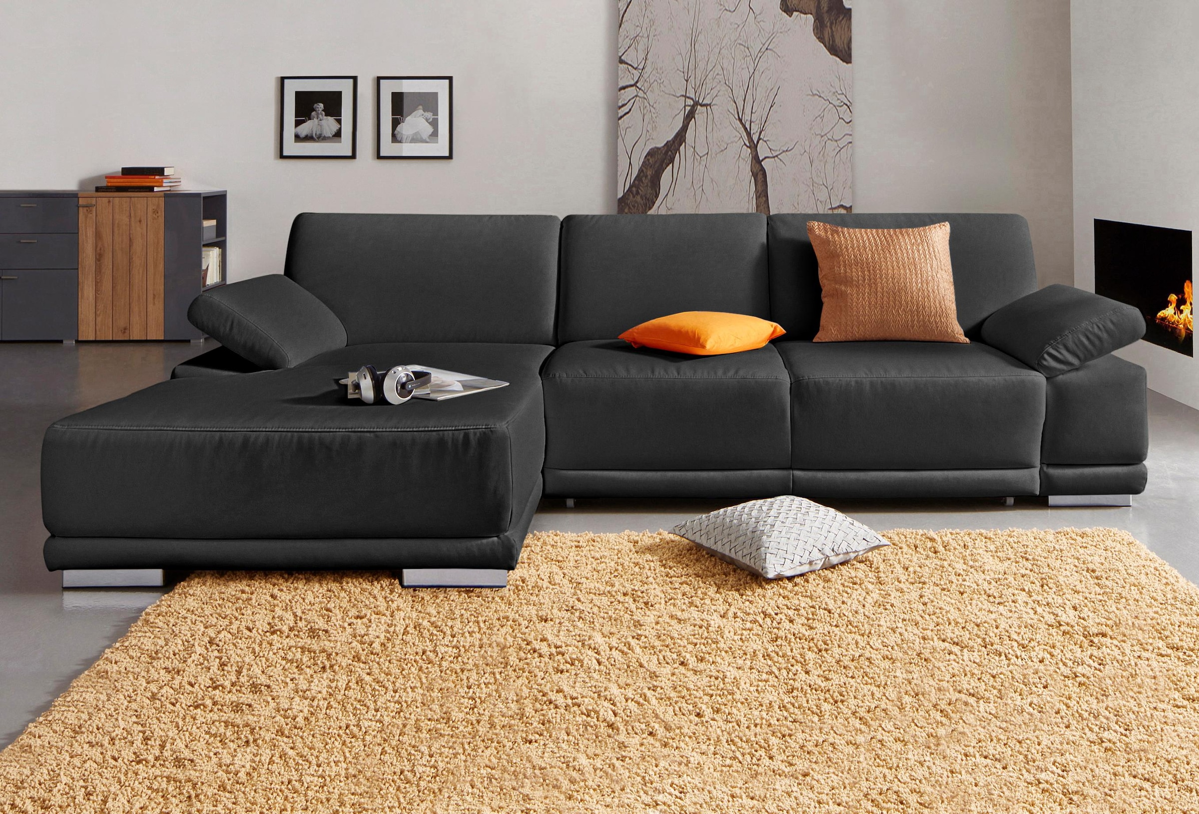 Image of sit&more Ecksofa "Coria L-Form" mit XL-Recamiere, wahlweise mit Bettfunktion