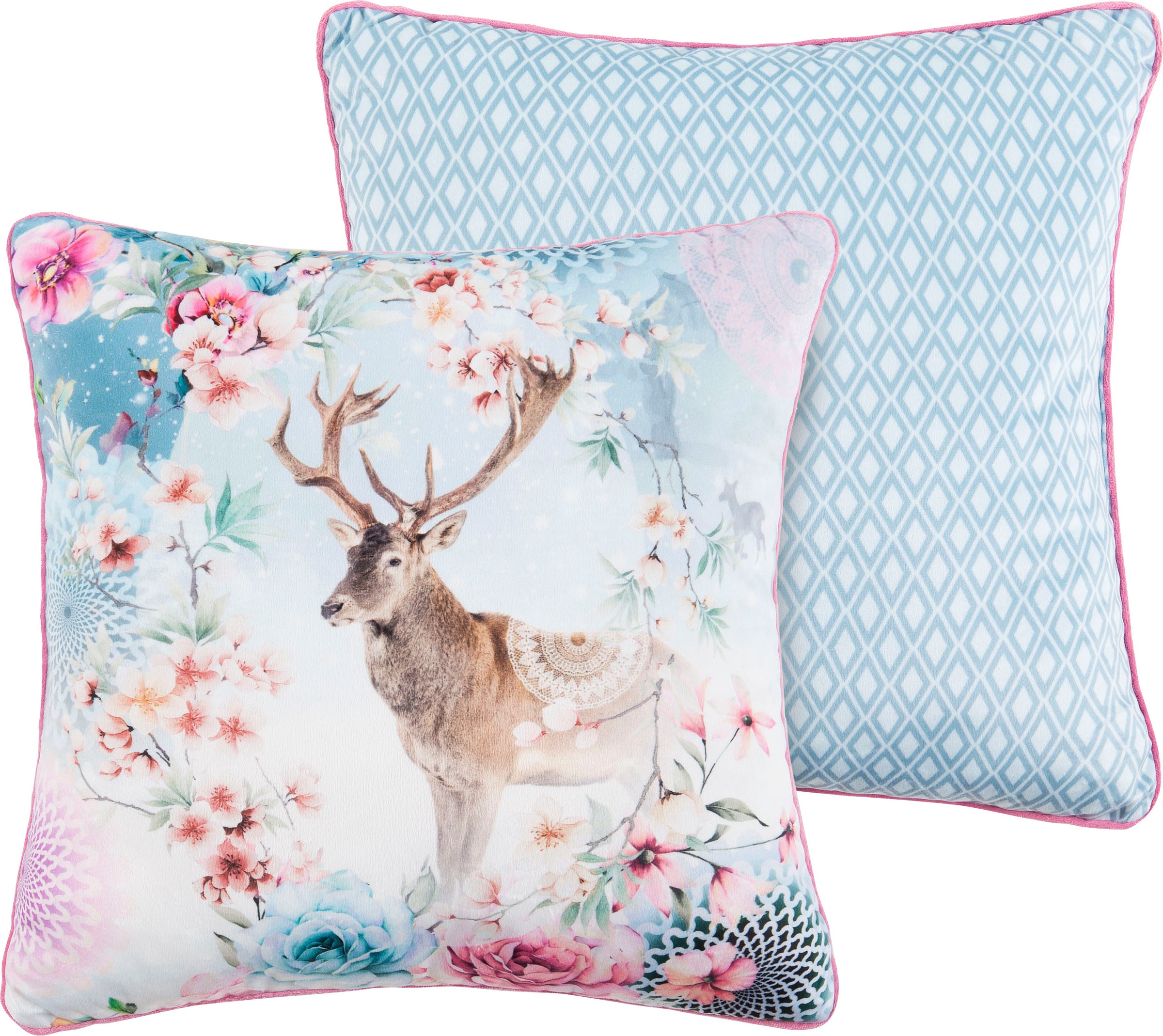 Image of hip Dekokissen »Desna«, (1 St., 1 48x48 cm Dekokissen - Mit biese), Mandala bei Ackermann Versand Schweiz