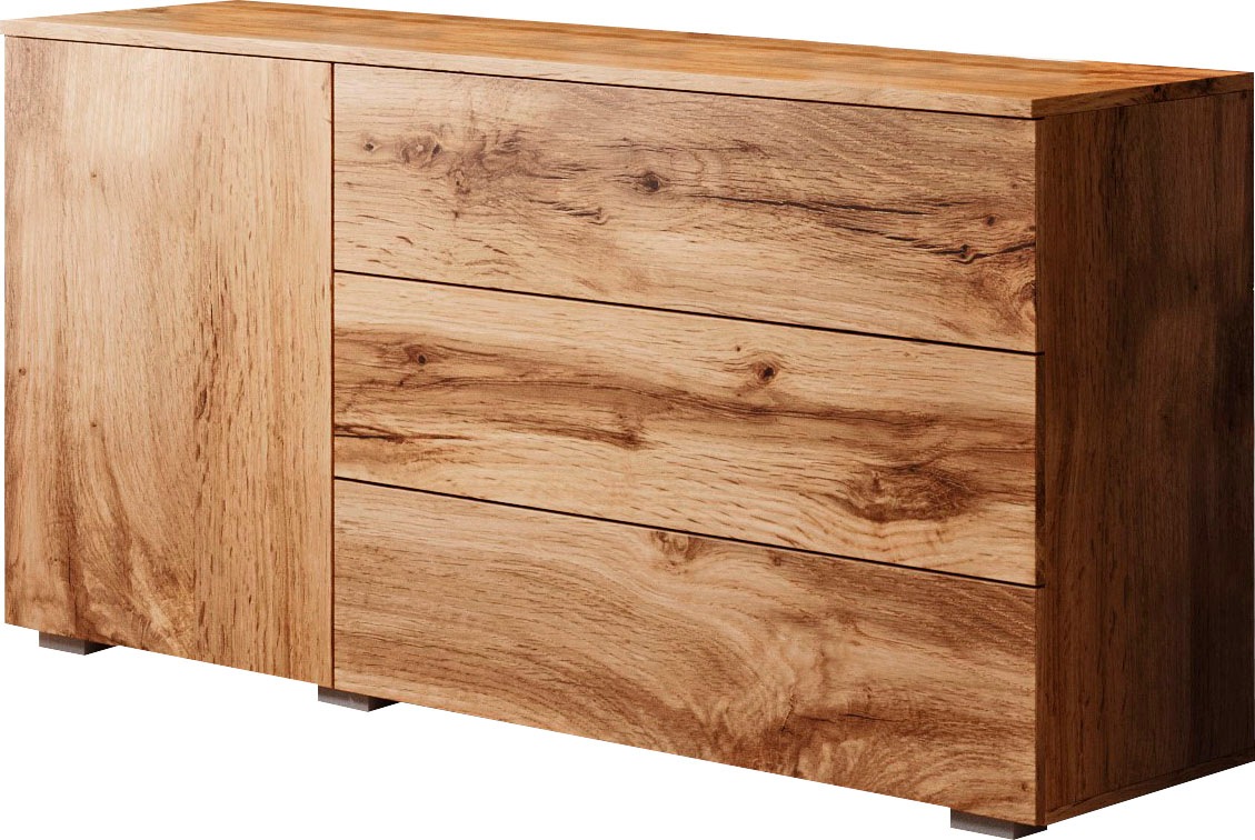 Image of GOODproduct Sideboard "PARIS" 1 Stk. tlg. Moderne 110cm breite grifflose Kommode, vielseitig einsetzbar