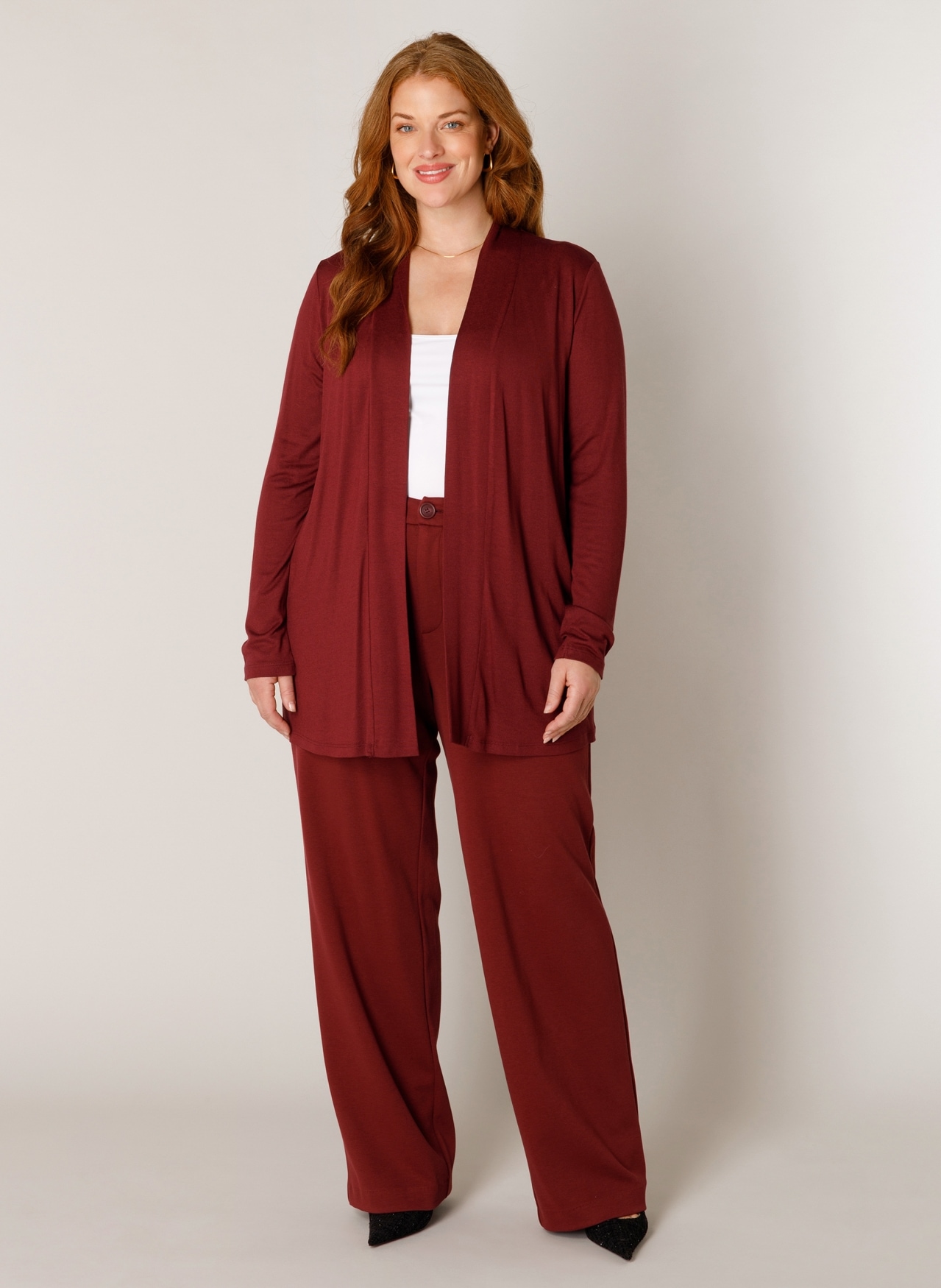 Base Level Curvy Strickjacke »Ayla« Grosse Grössen