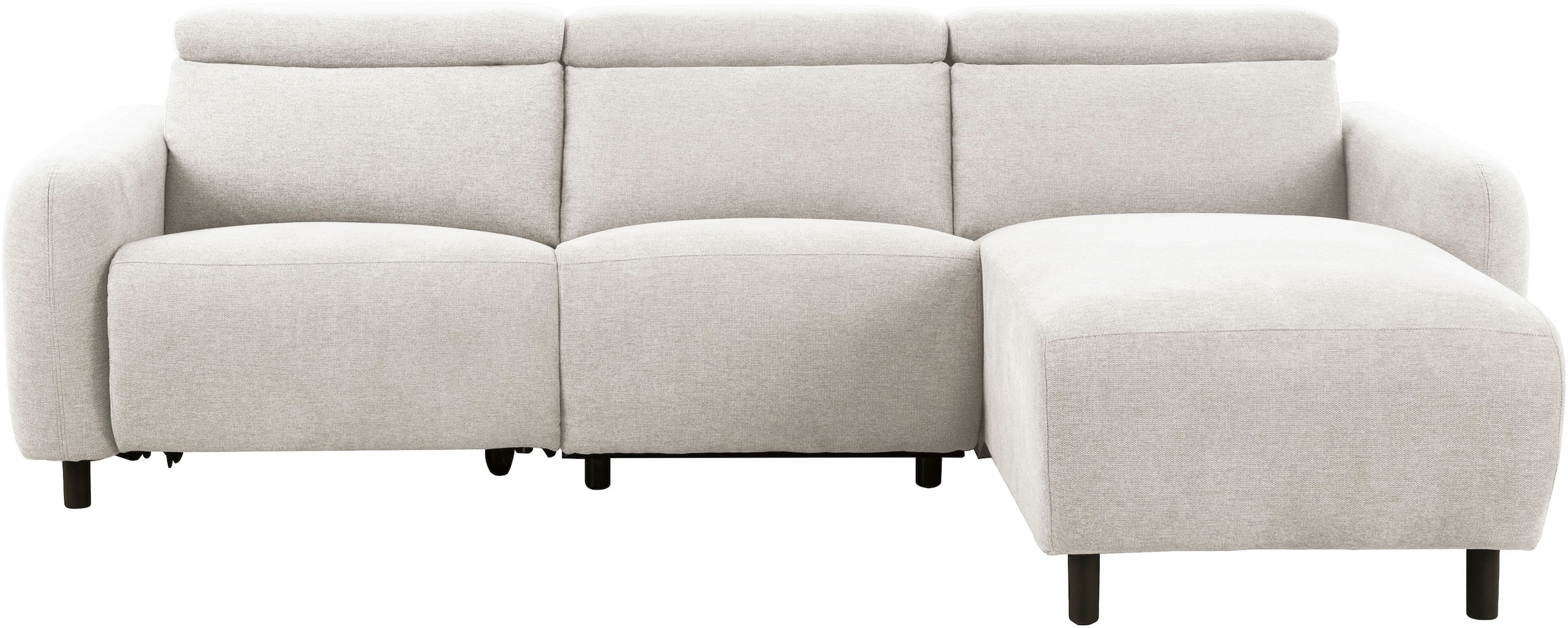 GOODproduct Ecksofa »SKAANE Struktur, L-Form, 274 cm, manuelle/elektrische Relaxfunktion,« 274 cm, mit Kopfteilverstellung und man. oder elektr. Relaxfunktion