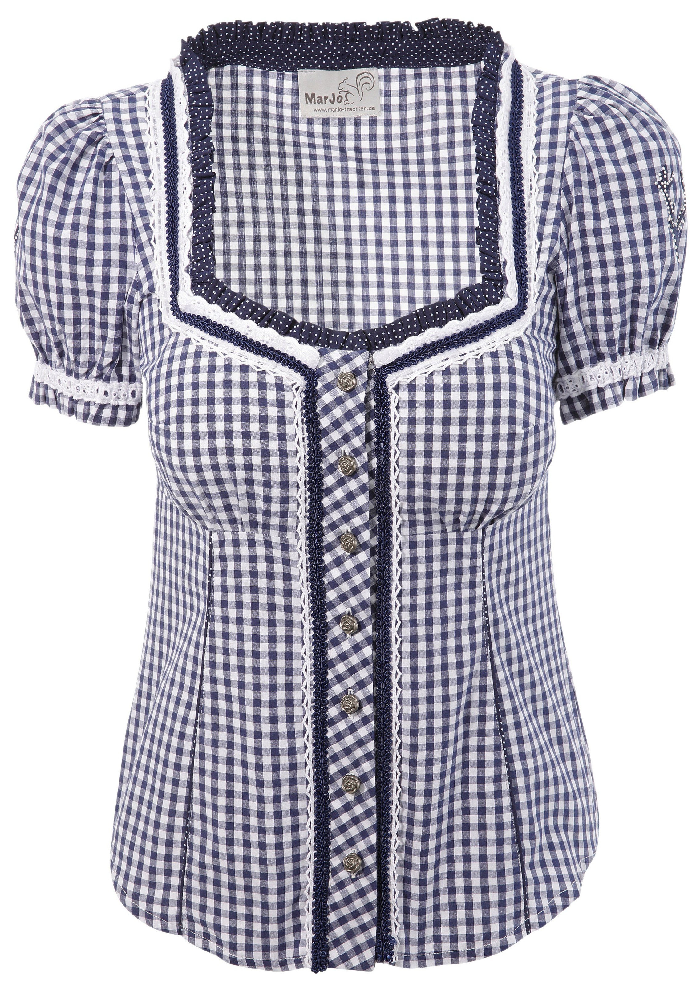 Trachtenbluse Damen in taillierter Form