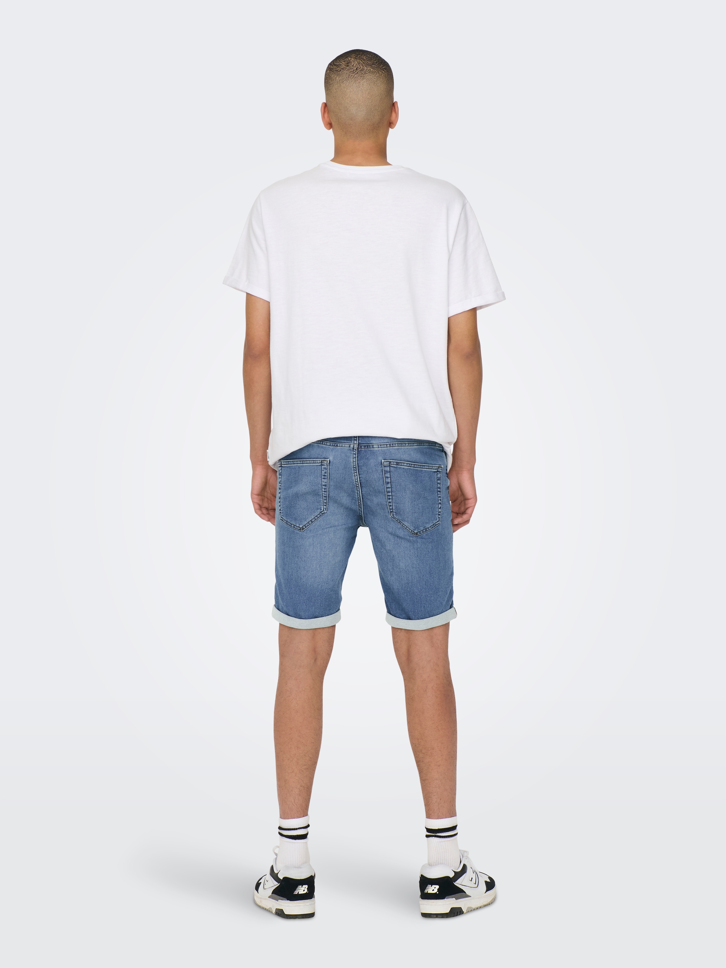 ONLY & SONS Jeansshorts »ONSPLY LIGHT BLUE 5189 SHORTS DNM NOOS«