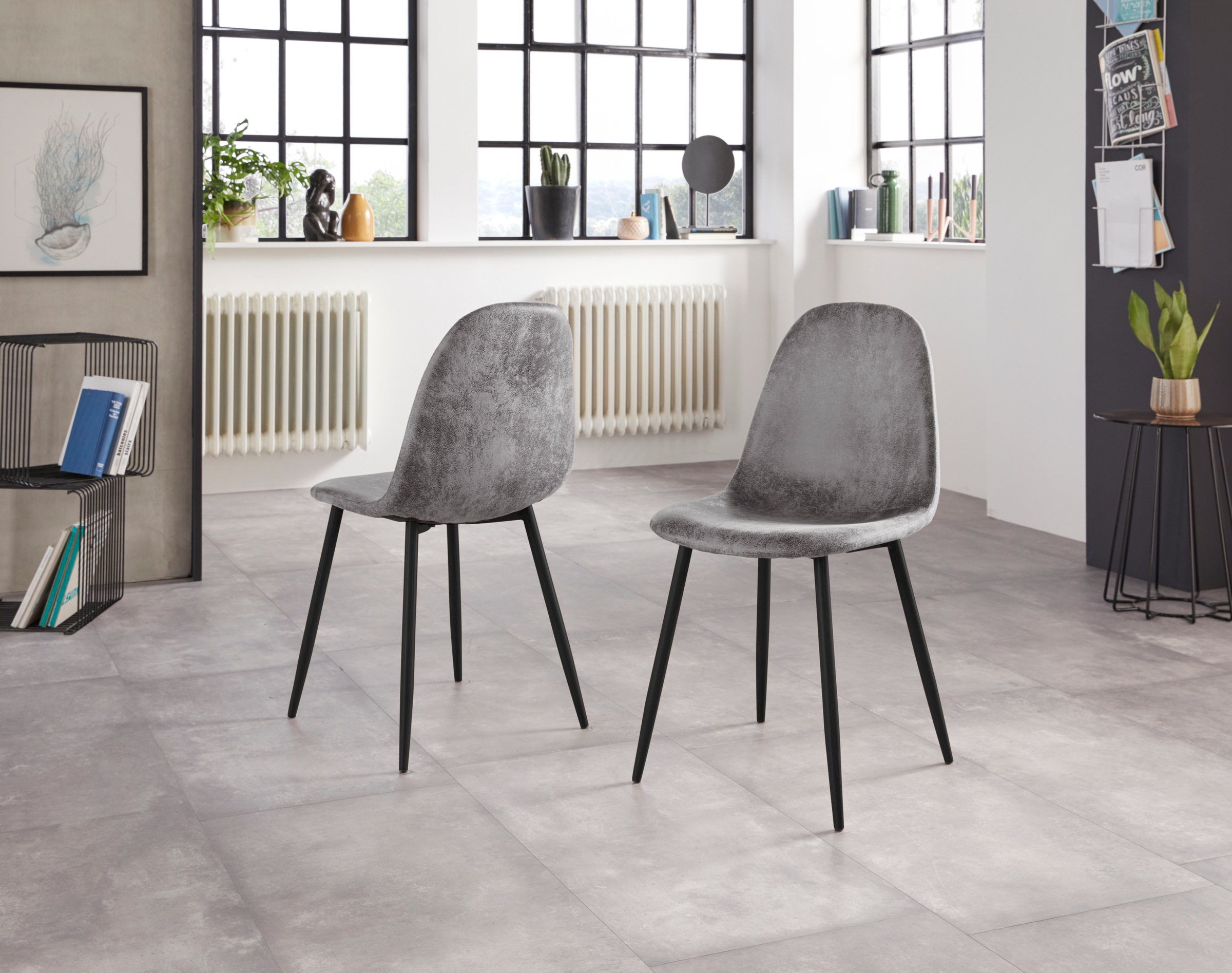 Image of my home Schalenstuhl »Miller«, (Set), 2 St., Microfaser, (2 oder 4 Stück), Bezug in Microfaser bei Ackermann Versand Schweiz