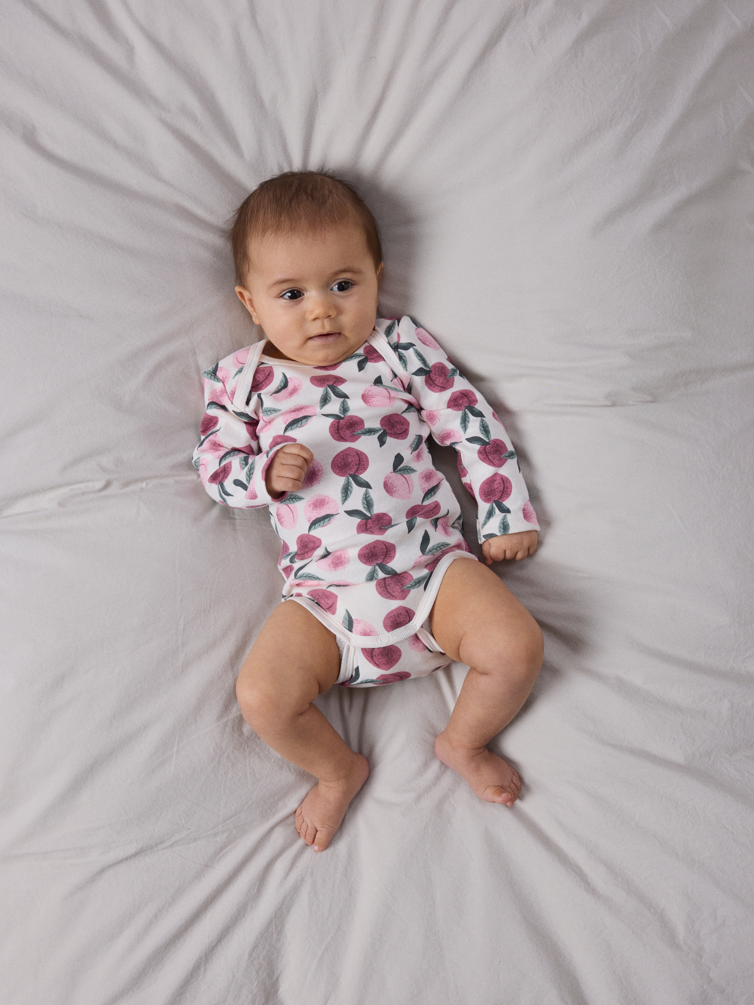 Name It Body à manches longues »NBFBODY 3P LS PEACHES NOOS« Paquet, 3 Coton, lot de 3