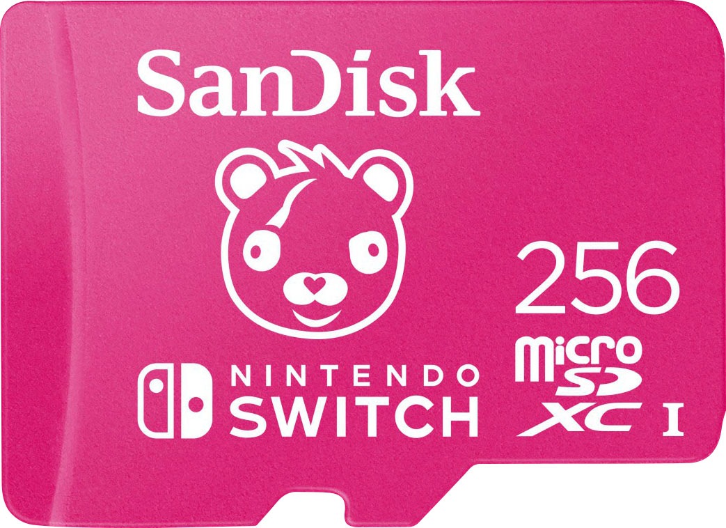 Sandisk Speicherkarte "microSDXC™-Karte für Nintendo Switch™ Fortnite Edition" (256 GB 100 MB/s Lesegeschwindigkeit)