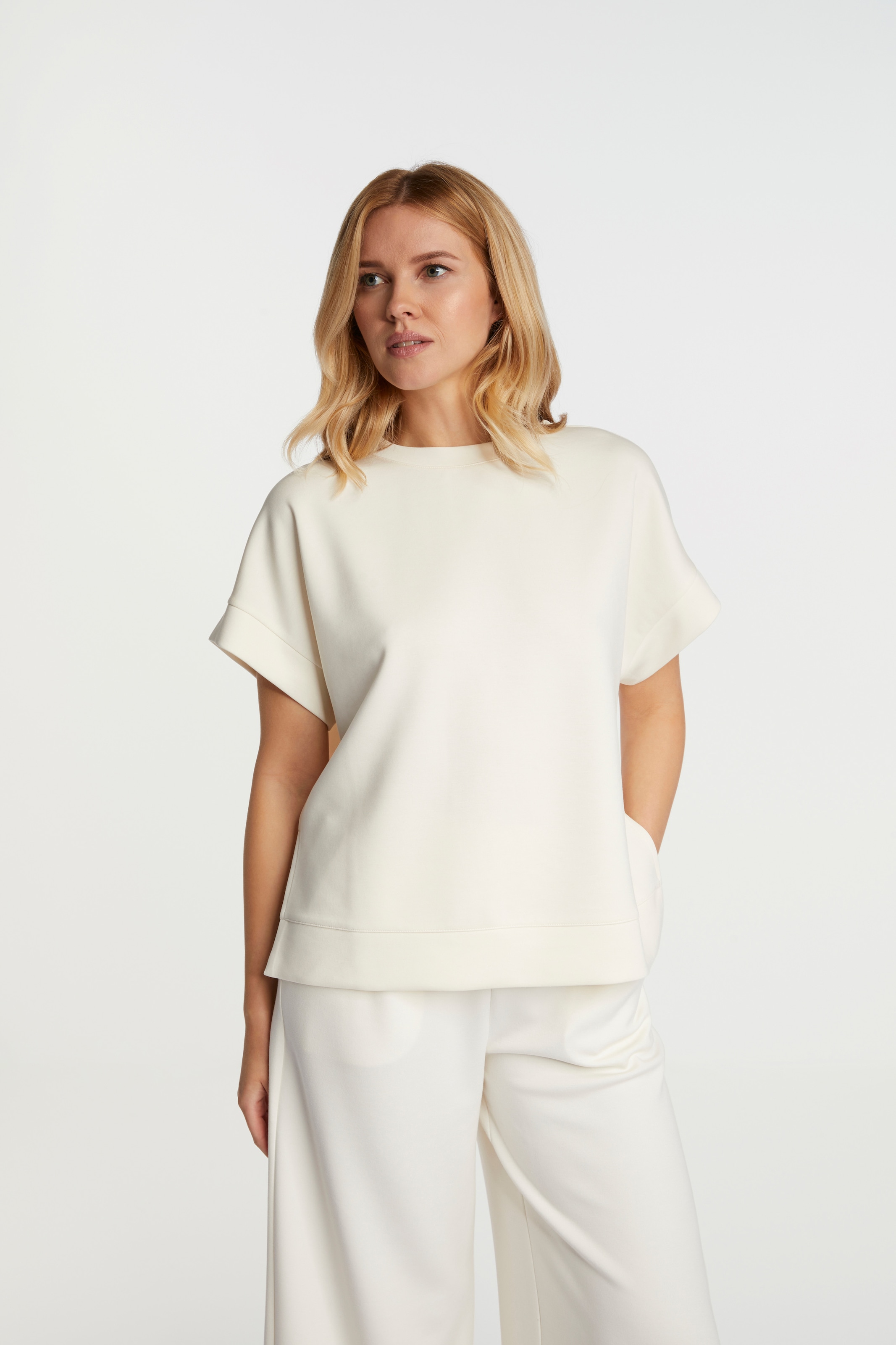 RICHROYAL Sweatshirt, aus weicher, fester, gepeachter Qualität