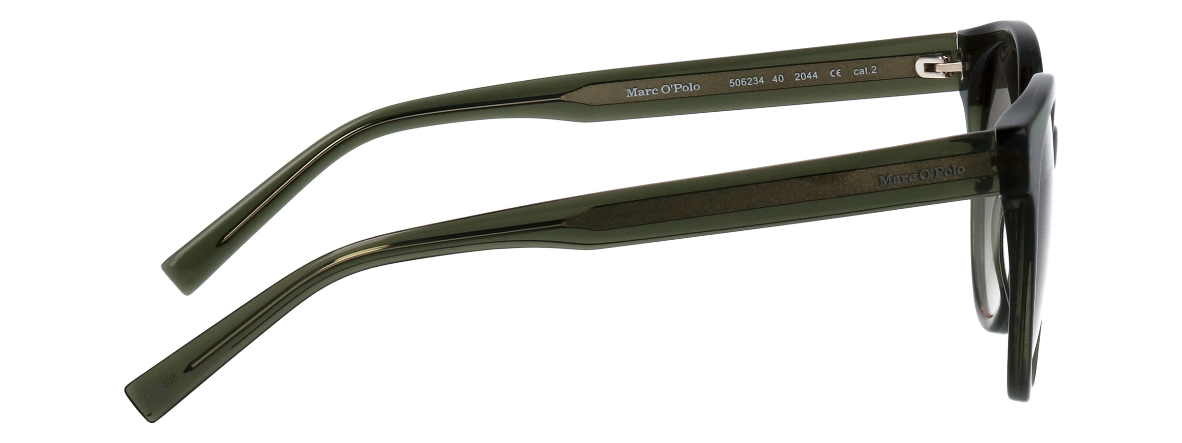 Marc O'Polo Lunettes de soleil »Modell 506234« forme Panto, logo sur branches, monture plastique