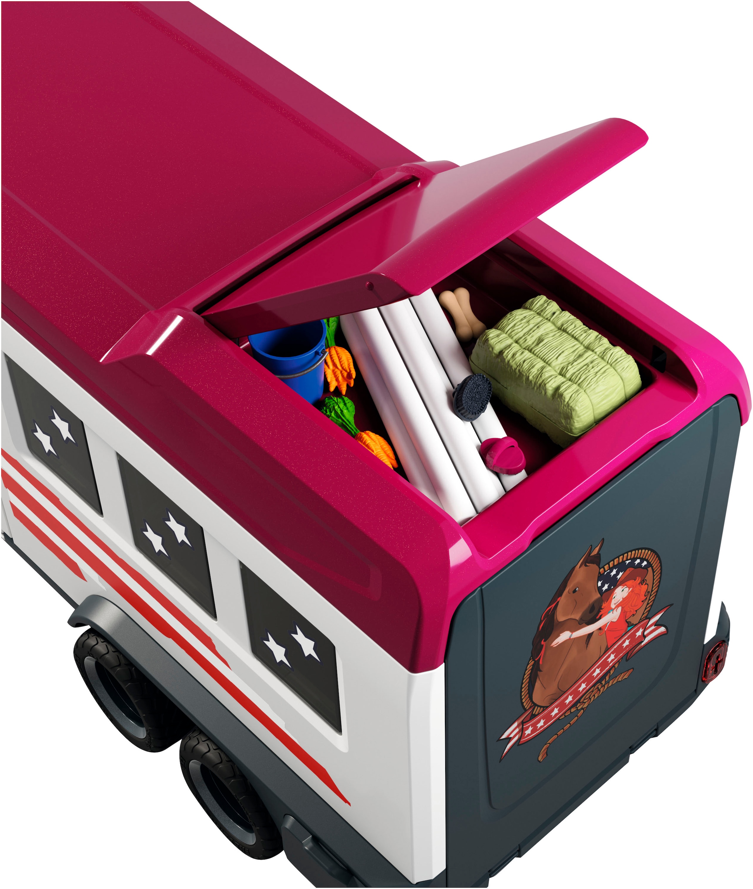 Schleich® Personnage de jeu »HORSE CLUB, Lakeside Truck mit Anhänger (42705)«