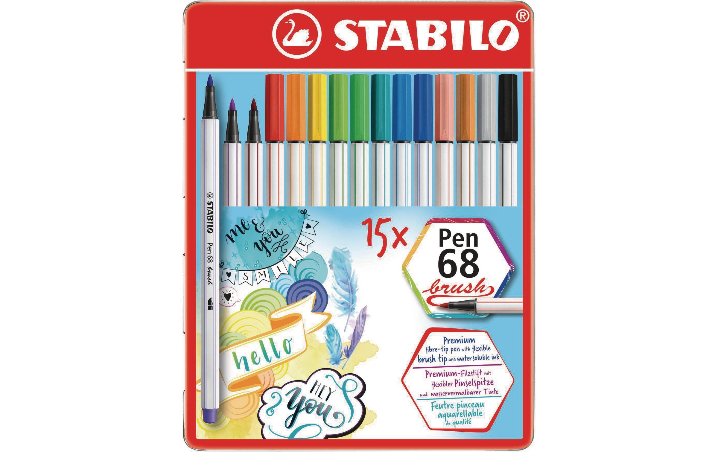 Image of STABILO Faserstift »Pen 68 15 Stück,«, Deckend bei Ackermann Versand Schweiz