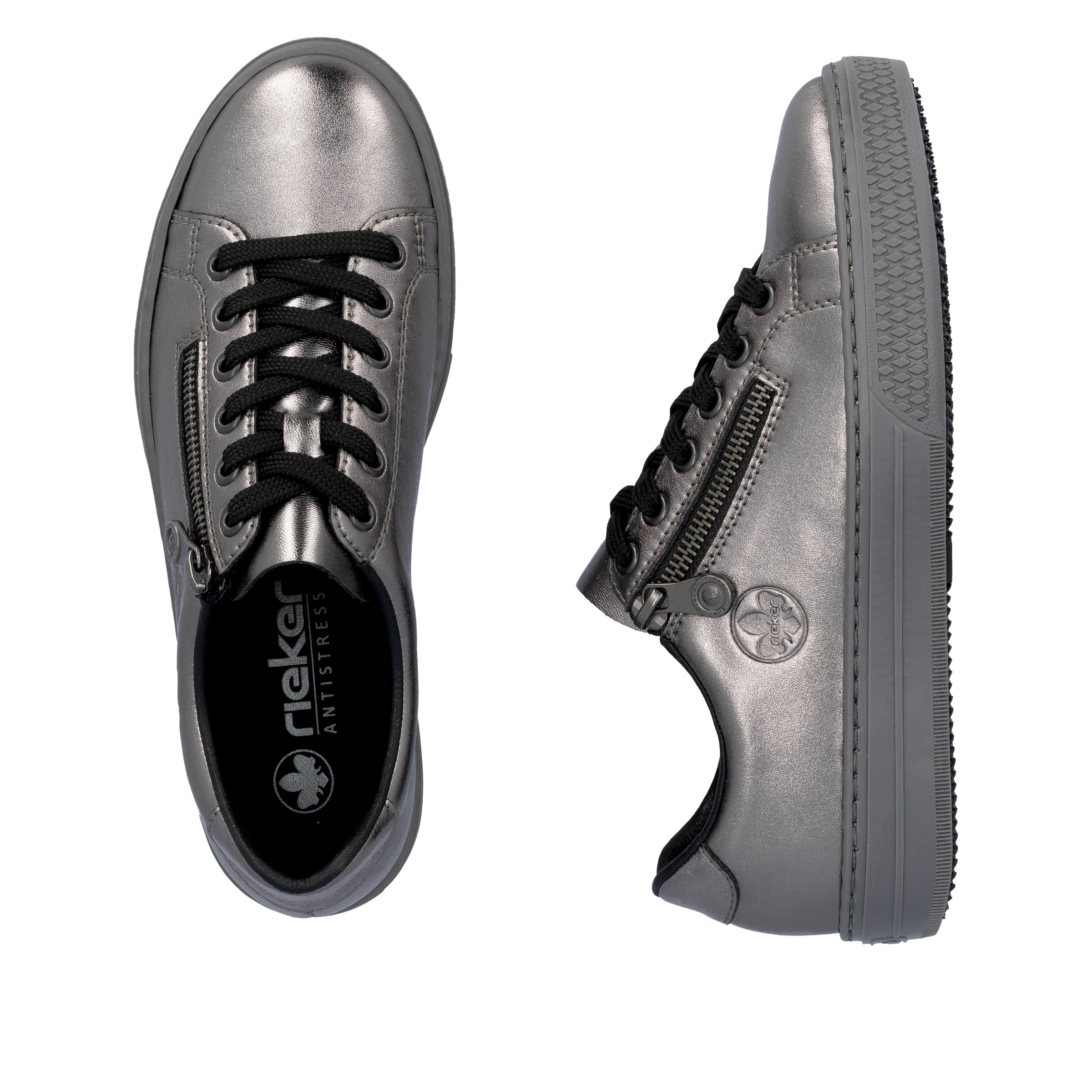 Rieker Sneaker  mit Memosoft-Innensohle, Freizeitschuh, Halbschuh, Schnürschuh