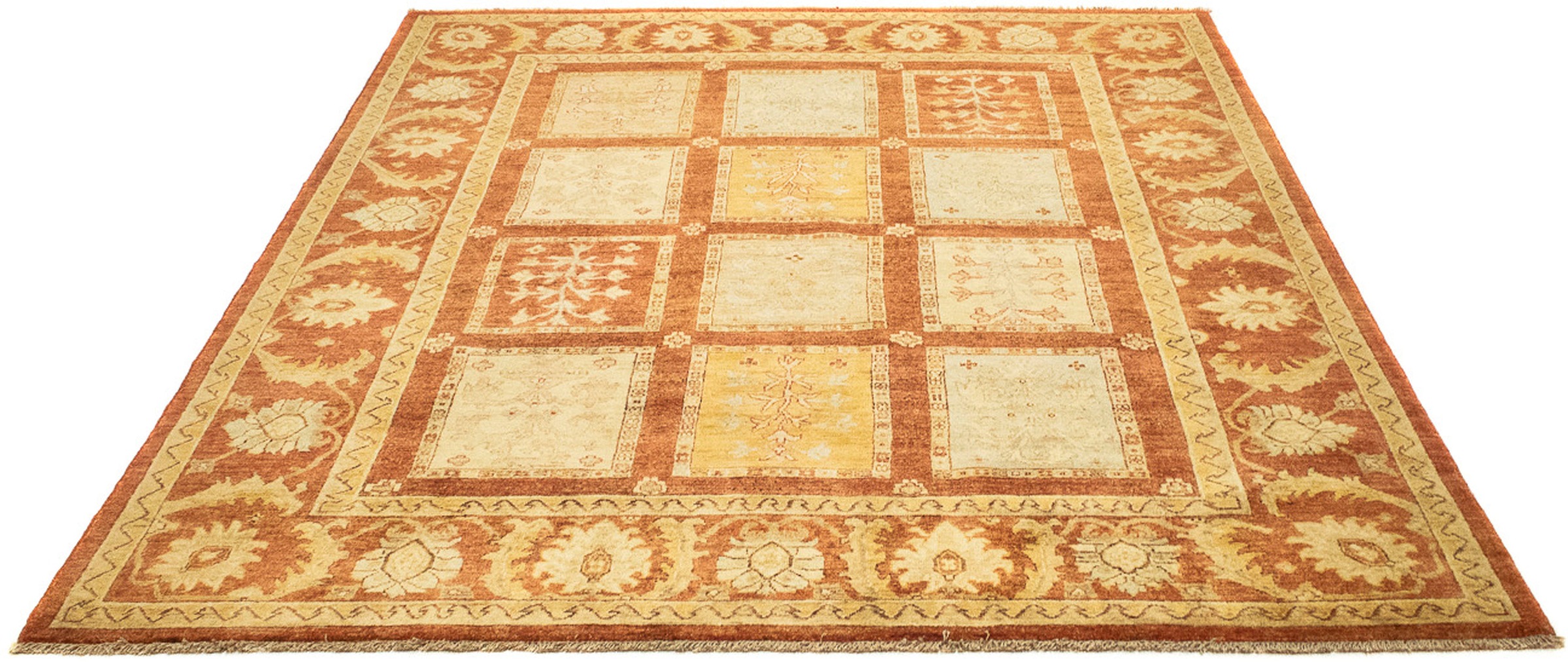 Image of morgenland Orientteppich »Ziegler - 247 x 190 cm - rost«, rechteckig, 6 mm Höhe, Wohnzimmer, Handgeknüpft, Einzelstück mit Zertifikat bei Ackermann Versand Schweiz