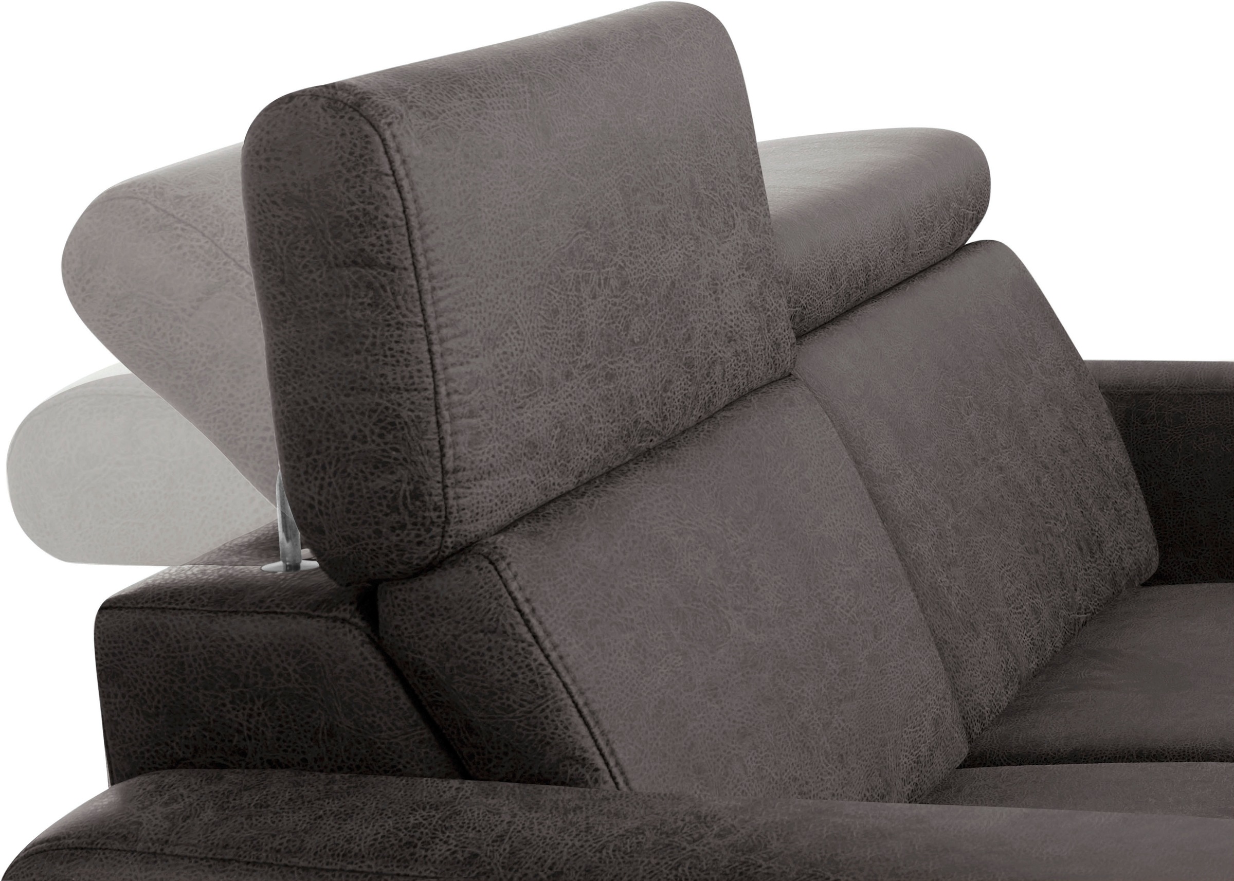 sit&more 2-Sitzer »Bologna« inklusive Kopfteilverstellung und Federkern