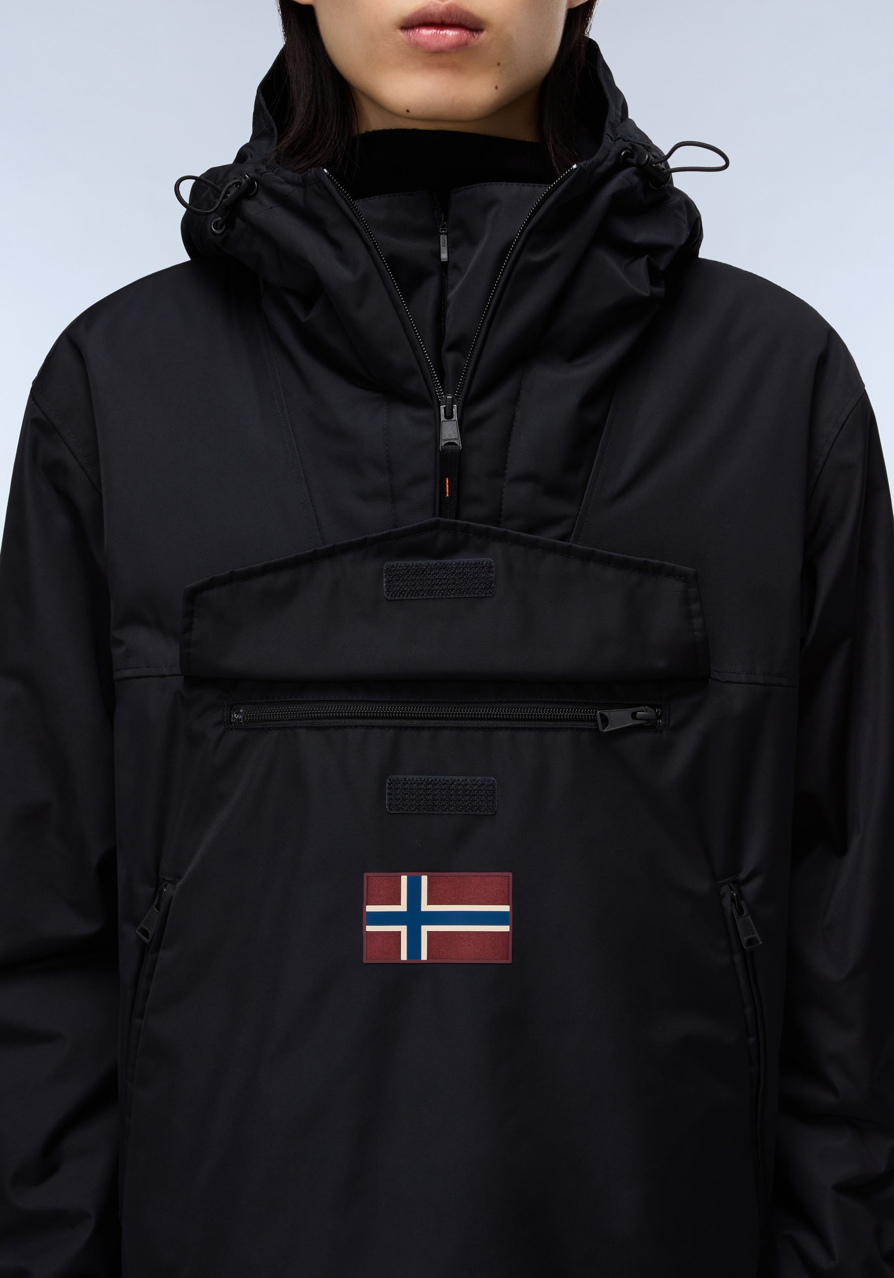 Napapijri Anorak »RAINFOREST«, mit Kapuze, regular fit, mit seitlichen Reissverschluss, Belüftungsösen
