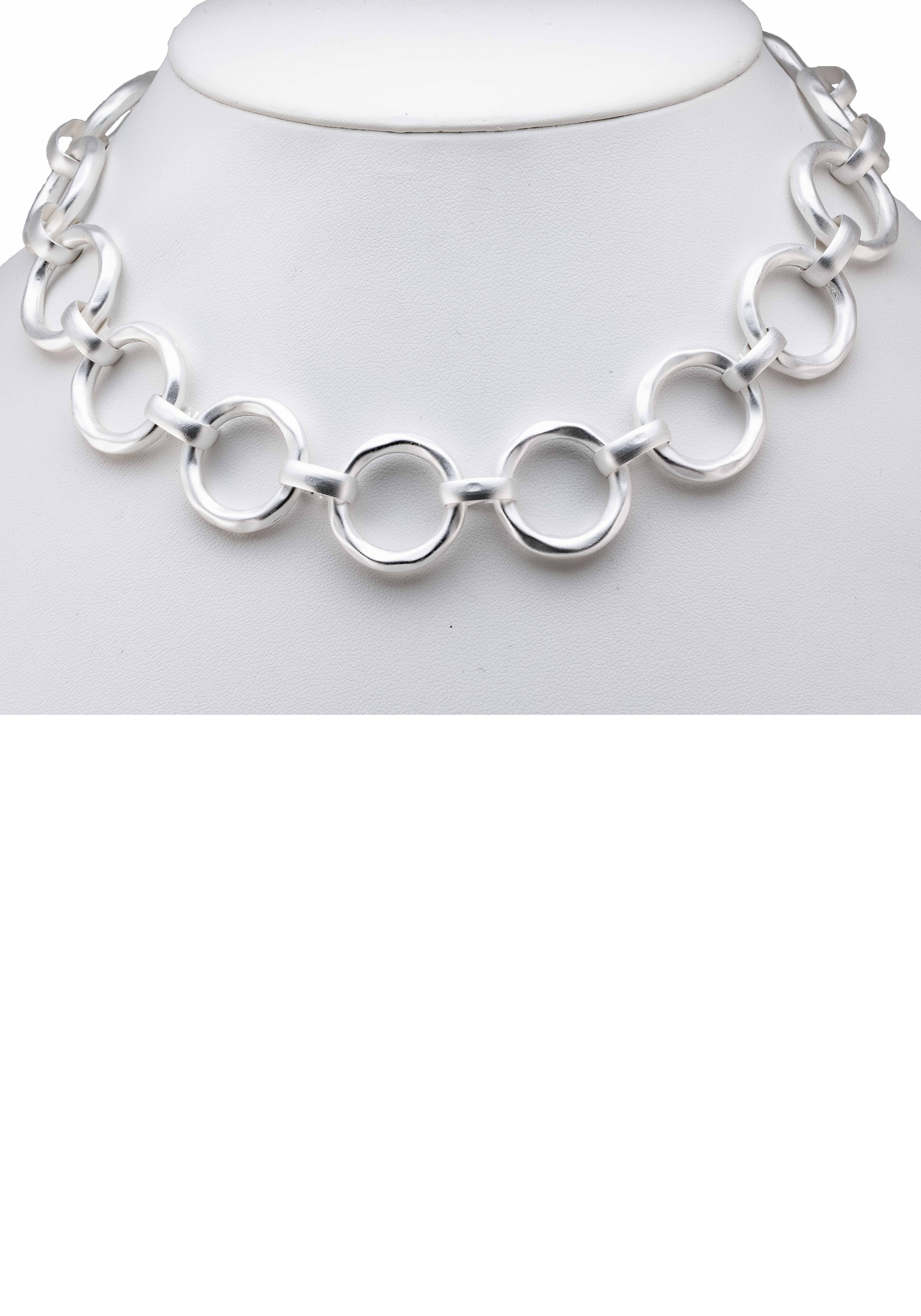 Firetti Collier "mit Ringen, rund, matt"