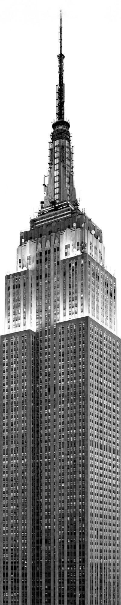 Image of Komar Vliestapete "Digitaldruck Vlies - Empire State Building - Grösse 50 x 250 cm" bedruckt glatt Wohnzimmer, Schlafzimmer