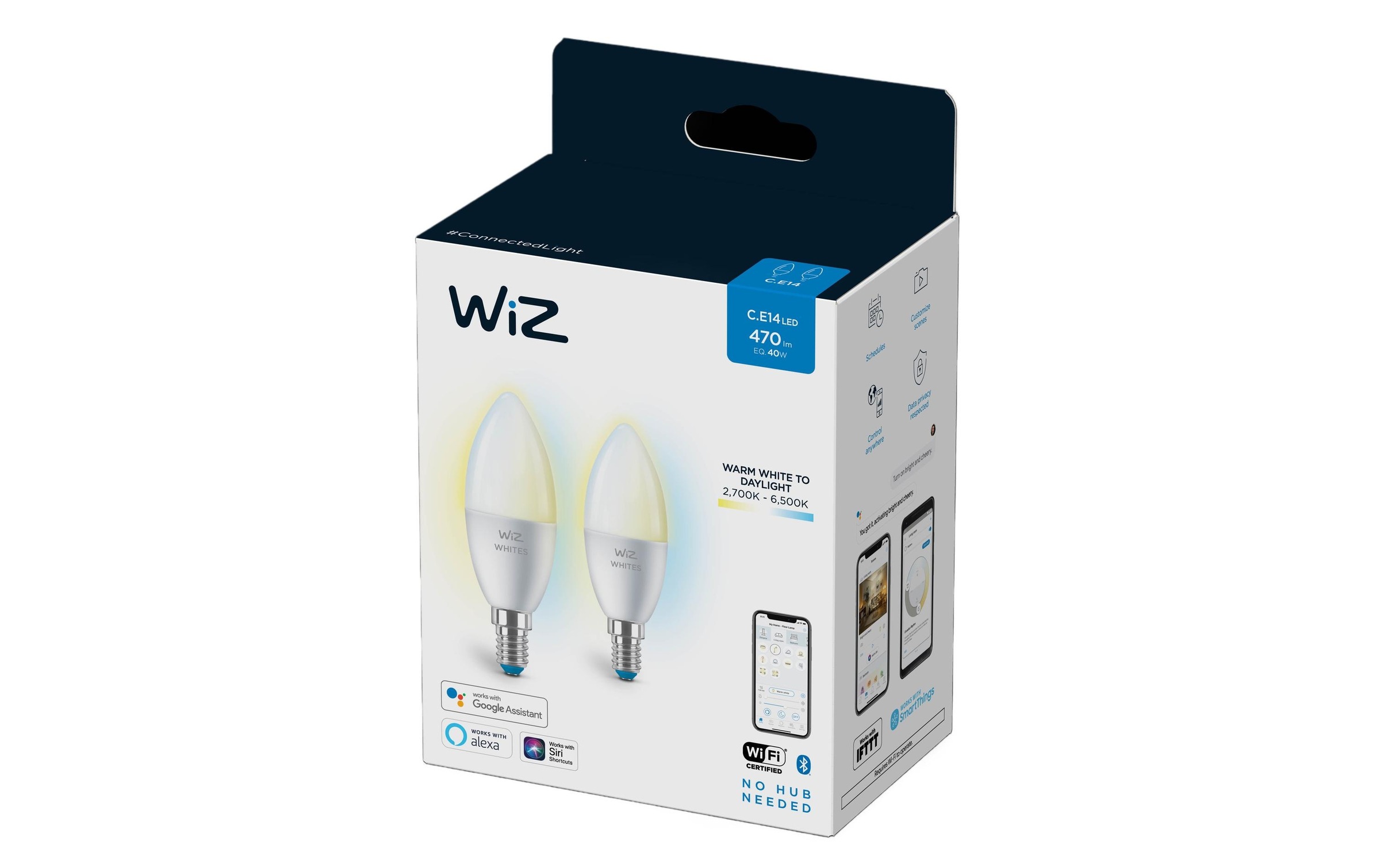 WiZ Smarte LED-Leuchte E14