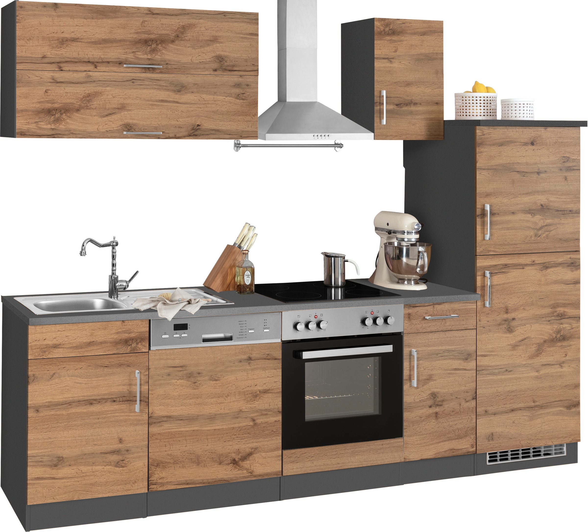 KOCHSTATION Kitchenette »KS-Colmar« sans appareils électriques, largeur 270 cm