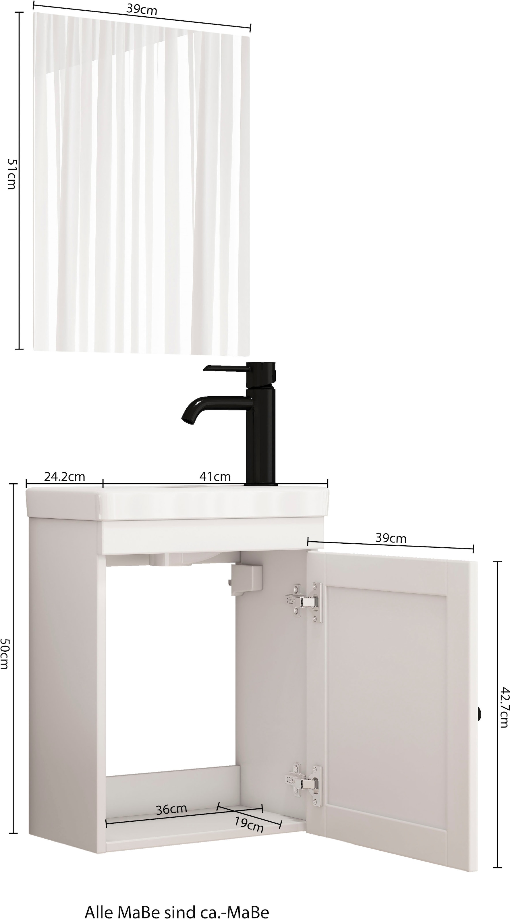 welltime Ensemble de salle de bains »Antwerpen«