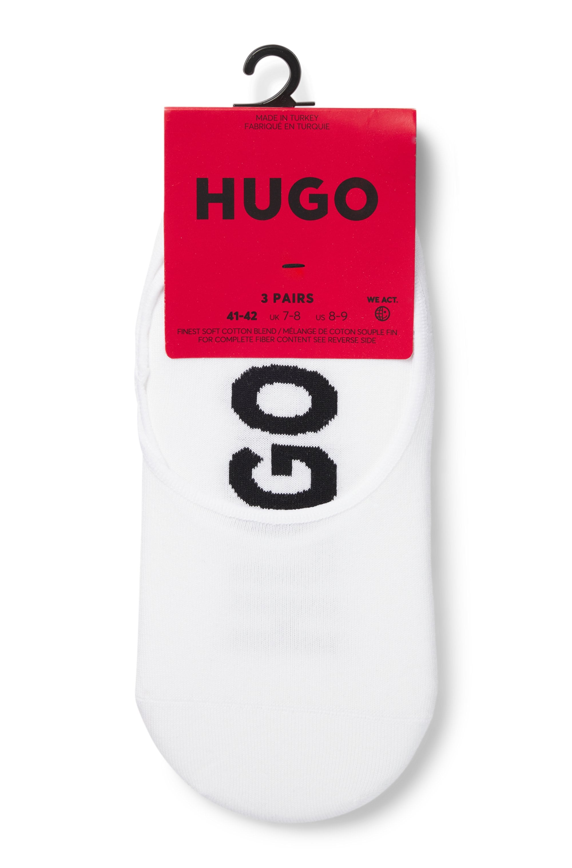 HUGO Underwear Füsslinge »3P SL LOGO CC«, (3 Paar)