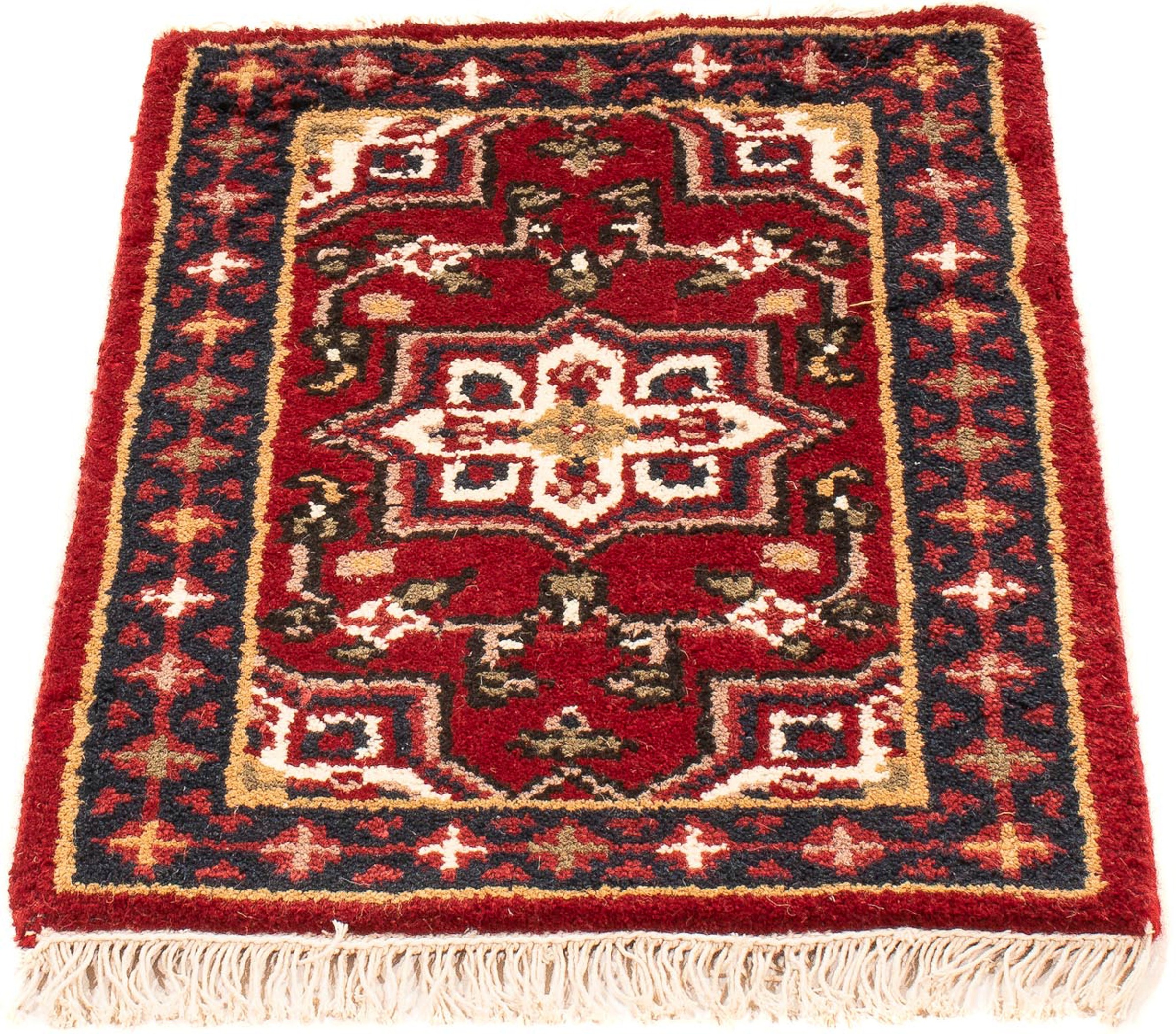 Image of morgenland Orientteppich »Orient - 60 x 40 cm - dunkelrot«, rechteckig, 9 mm Höhe, Wohnzimmer, Handgeknüpft, Einzelstück mit Zertifikat bei Ackermann Versand Schweiz