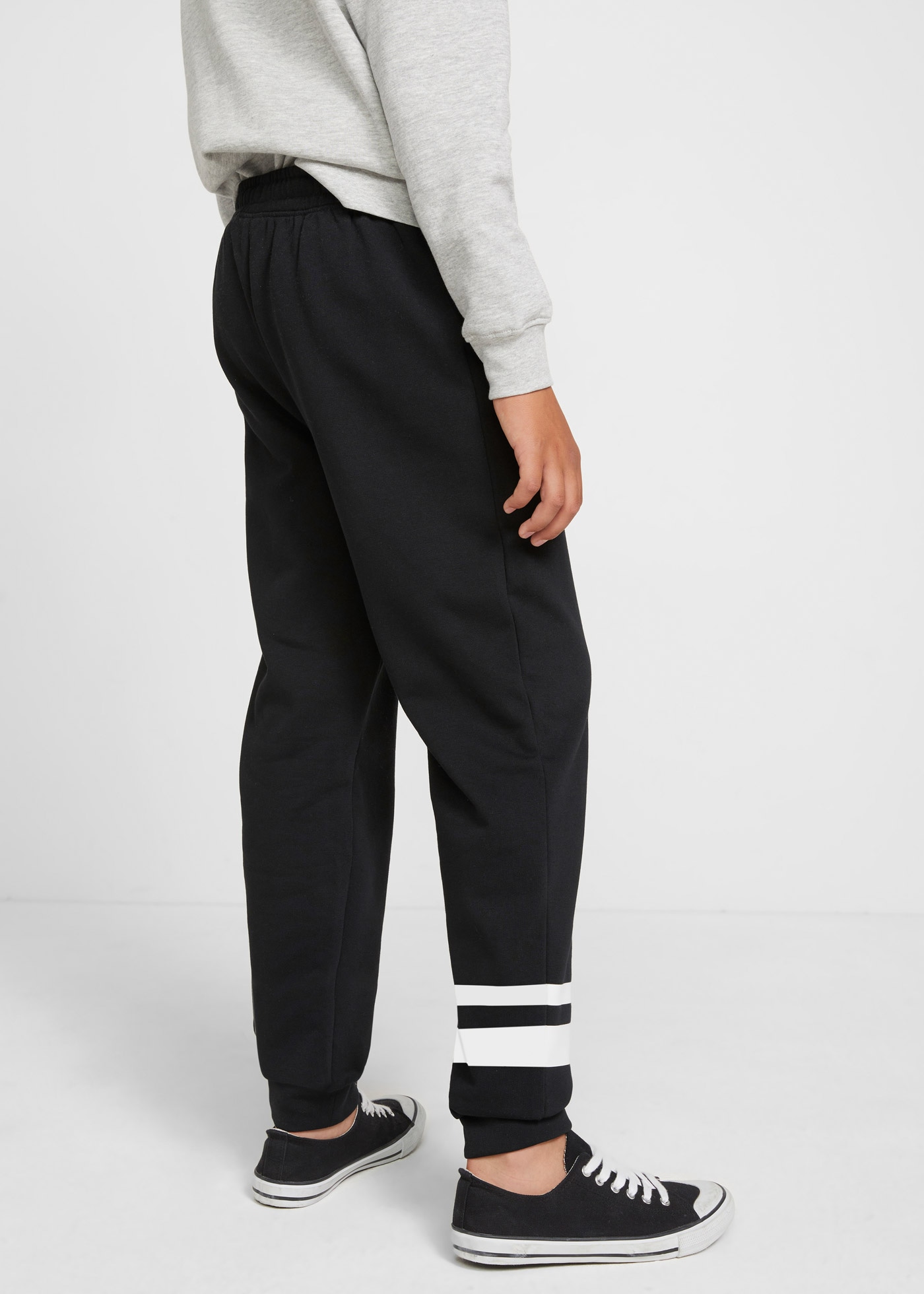 bonprix Jogginghose  Jogginghose aus weichem Baumwoll-Mix (2er Pack)