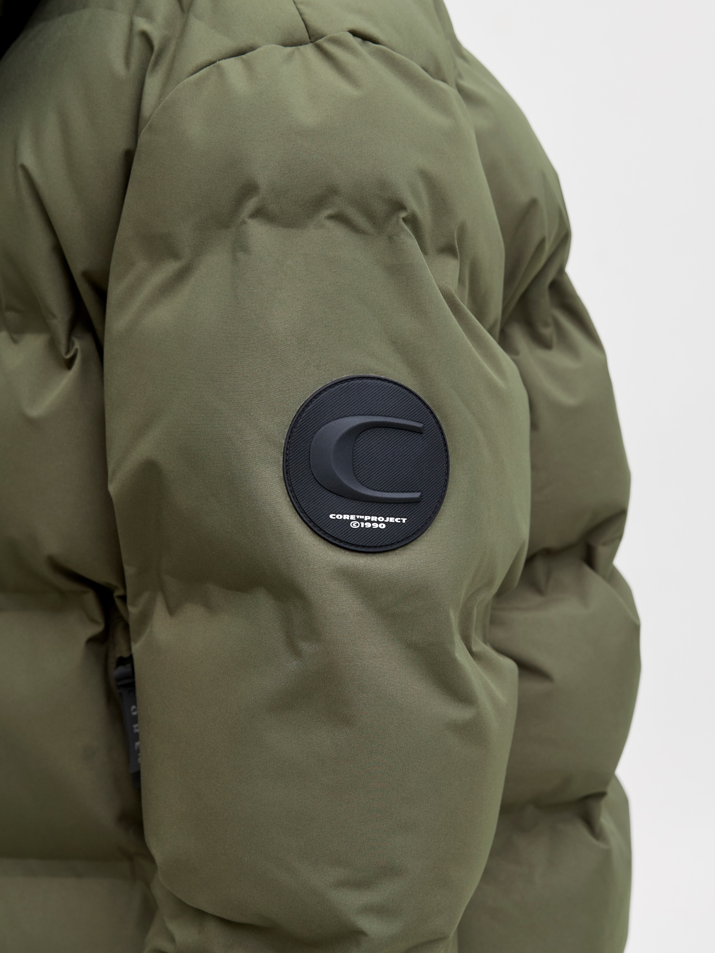 Jack & Jones Veste matelassée »JCOFUSION LONG PUFFER JACKET« mit Kapuze in langer Form