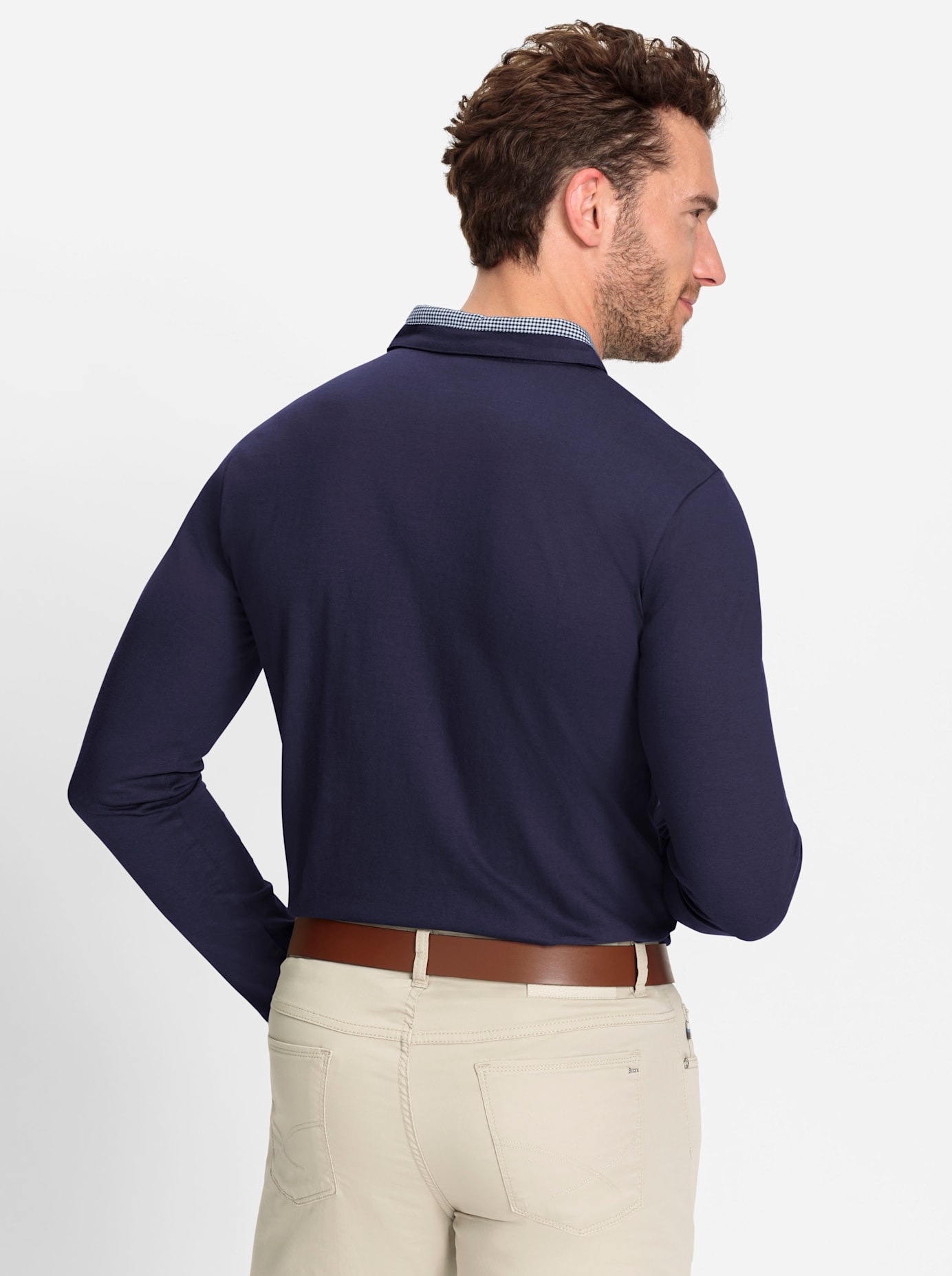 Marco Donati Poloshirt »Langarm-Shirt«, (1 tlg.)