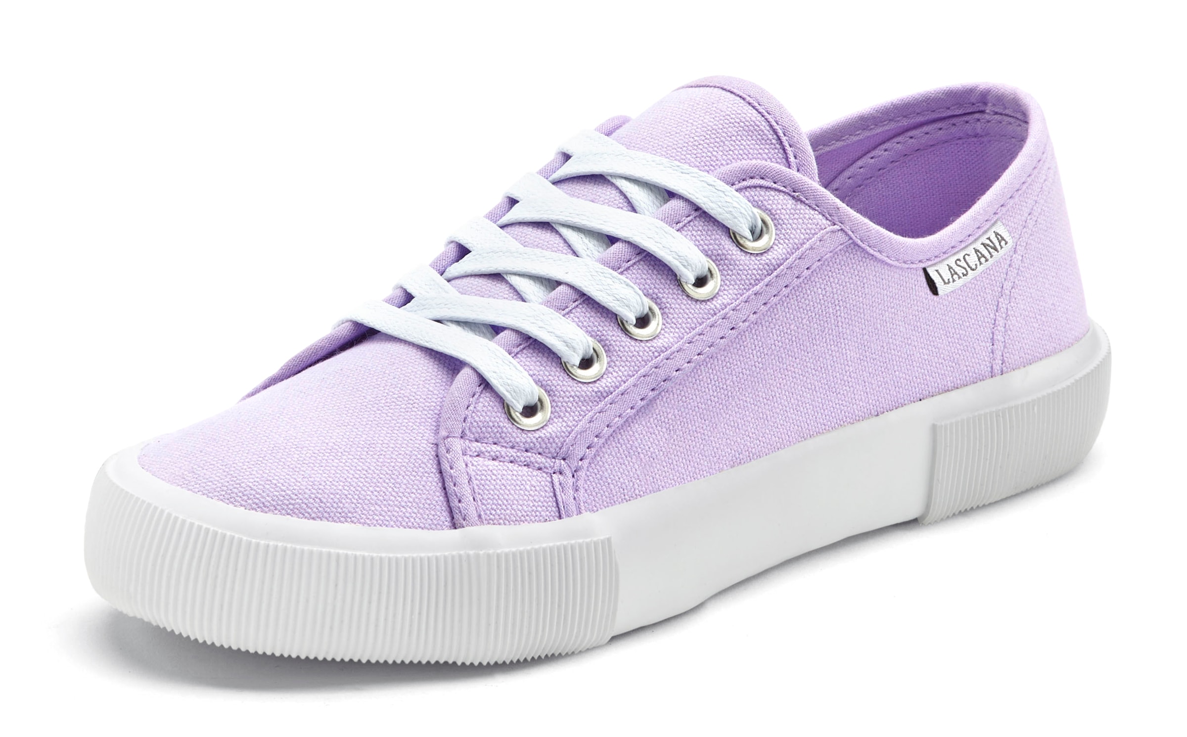 LASCANA Sneakers  en textile, chaussure à lacets, chaussure de loisir, chaussure de sport